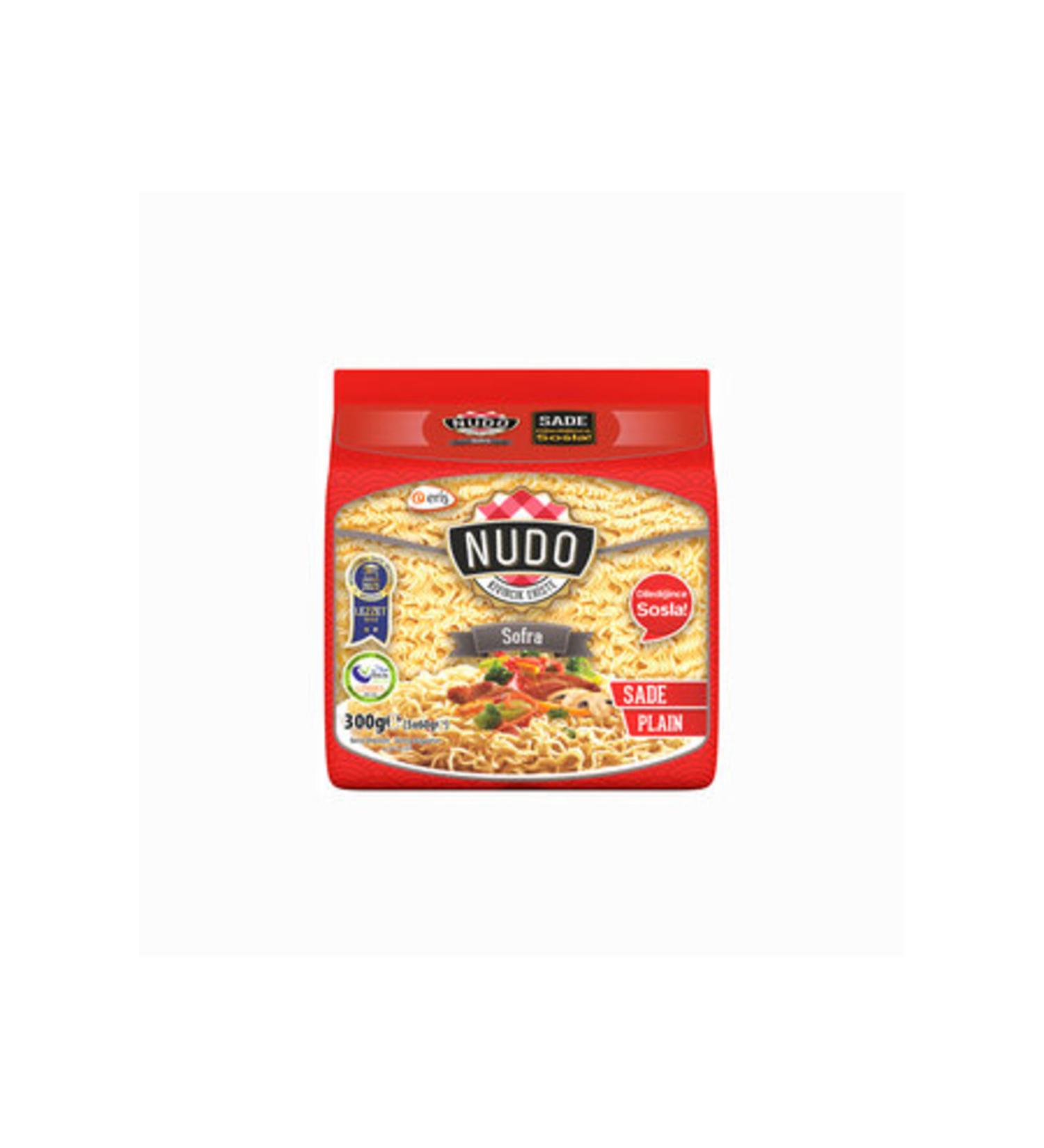 Nudo Plain Curly Table Noodles 300 Gr