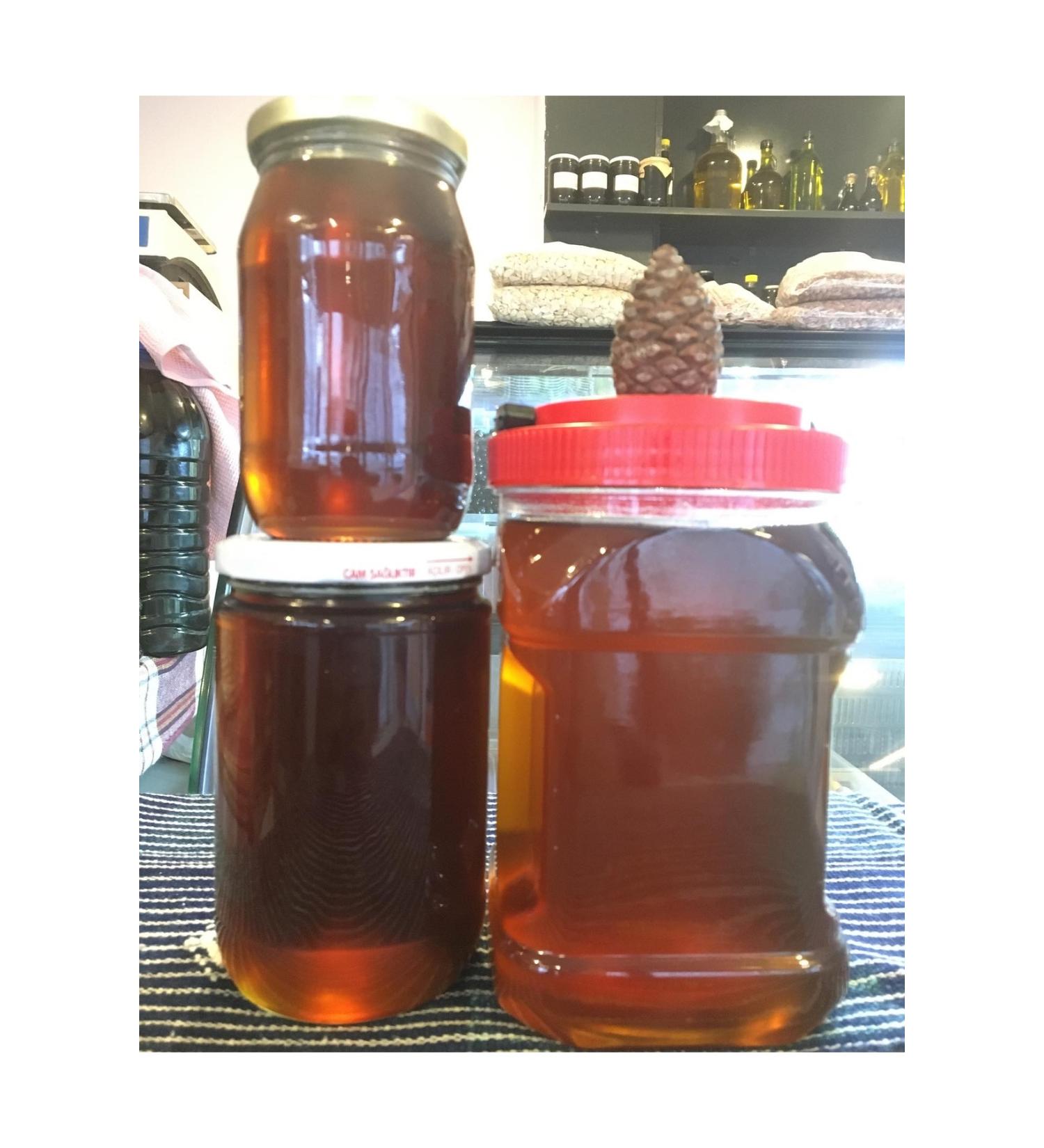 bodrum organic market Datca Natural Secretion Pine Honey 1 Kg