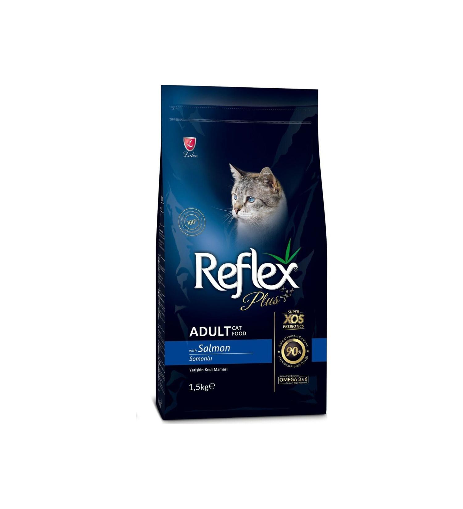 Reflex Plus Adult Cat Food with Salmon 1.5 KG