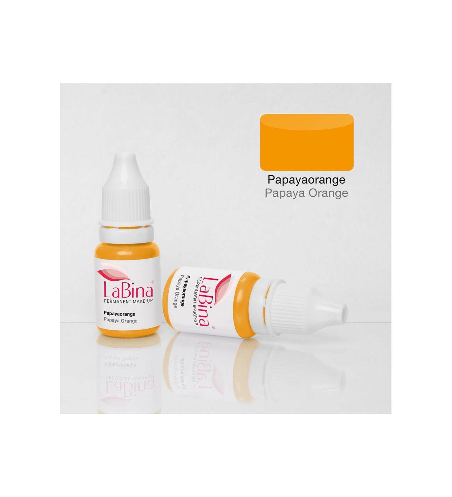 LABINA Papayaorange - Papaya Orange Permanent Makeup Pigmentation Contour Corrector Paint 10 ml