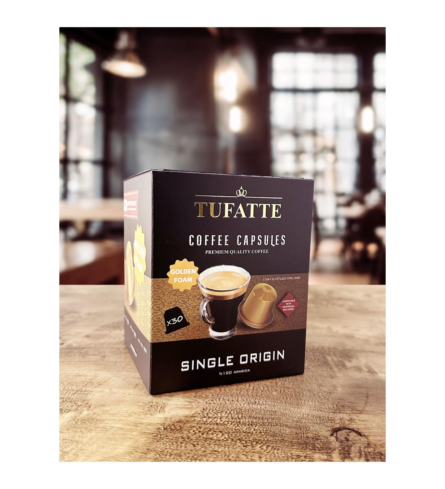 TUFATTE Capsule Coffee Single Origin 30 Capsules