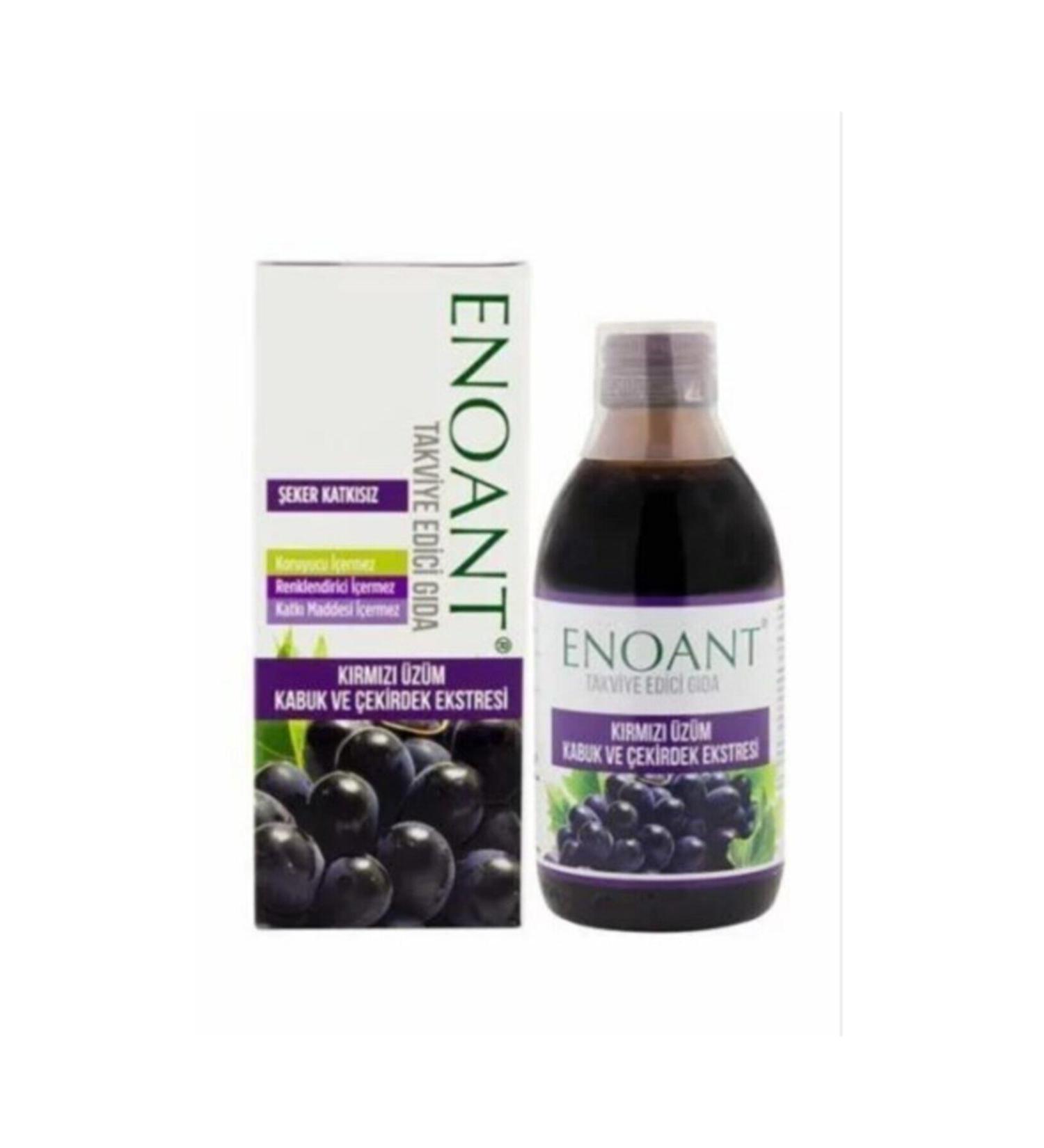 Enoant Grape Extract Immune Booster Resveratrol Catechin Quercetin Containing Solution 250 ml