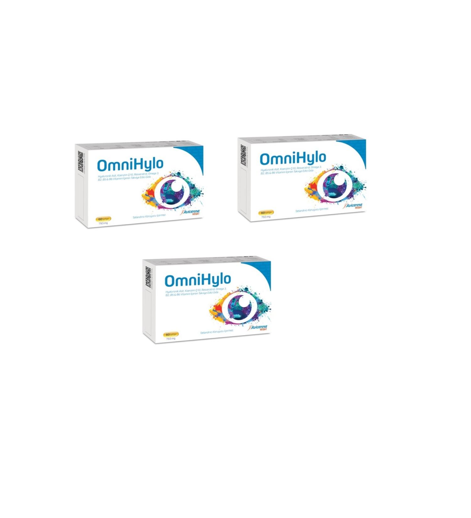 Avicenna Omnihylo 60 Softgel Soft Capsules 3 Pieces