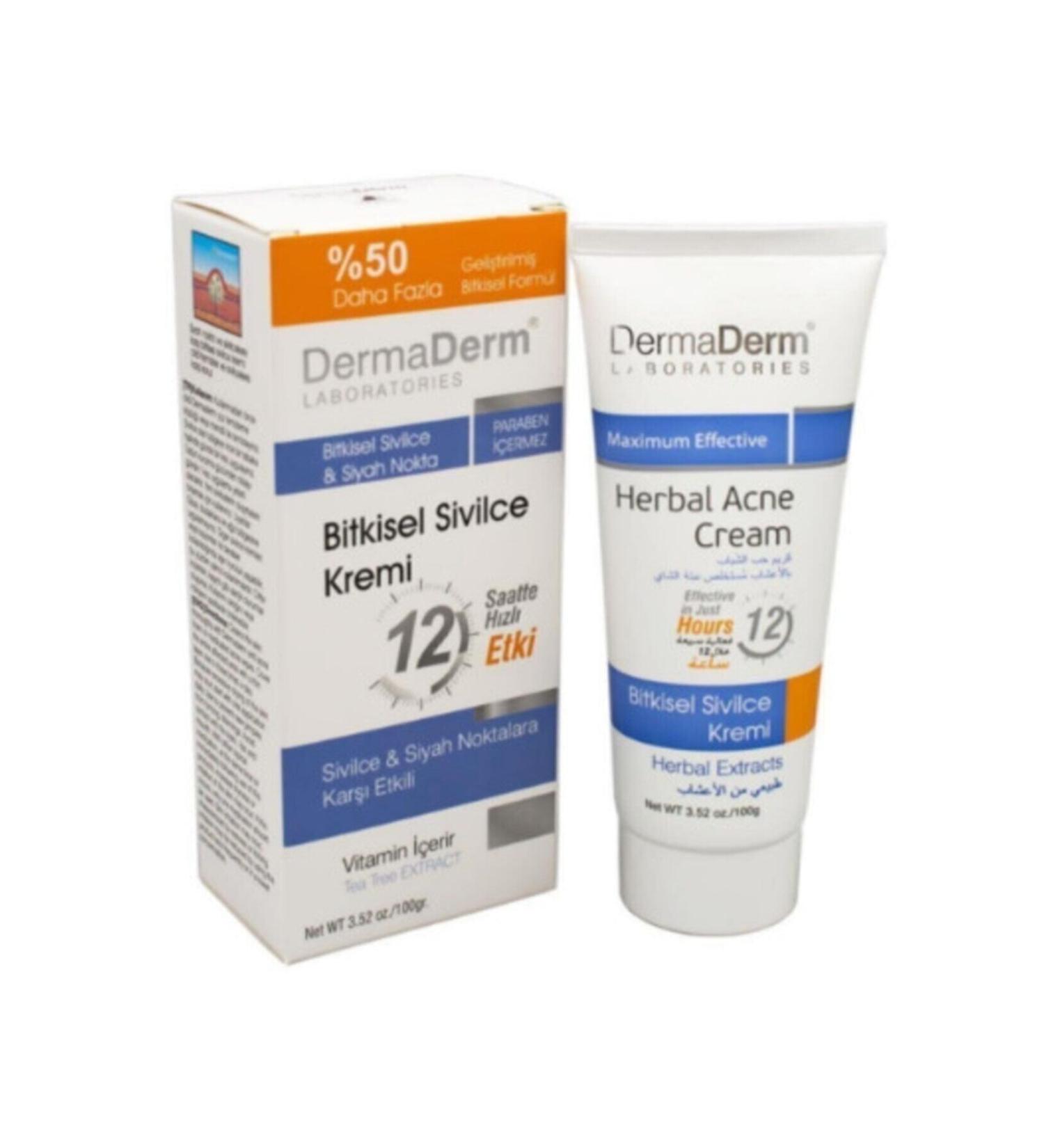 DermaDerm Acne & Blackhead Effective Cream - 100gr