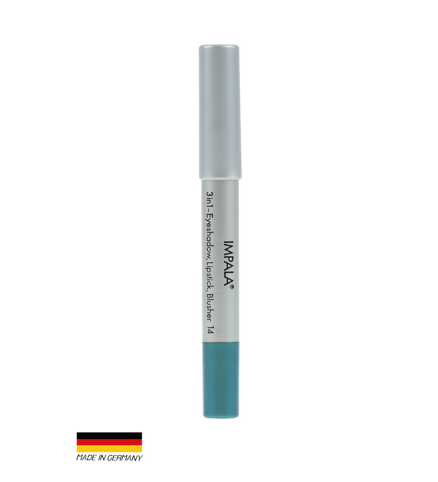 IMPALA 3 in 1 Pencil - Eyeshadow Lipstick Blush No 14 - Buy Online on GoSupps.com