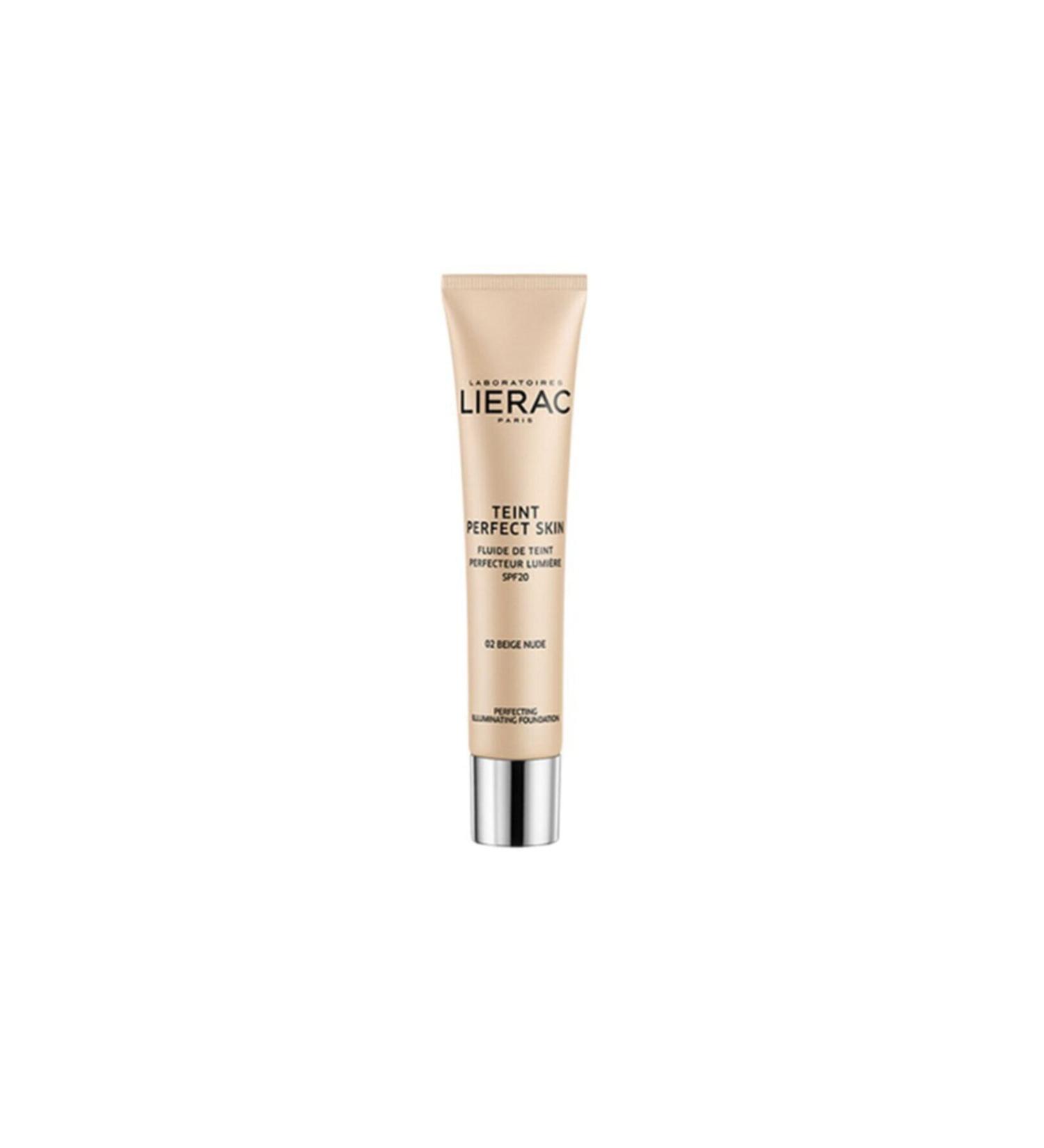 Lierac Nude Effect Foundation Gives an Even-Toned and Luminous Appearance to the Skin with Beige Nude 30ml.