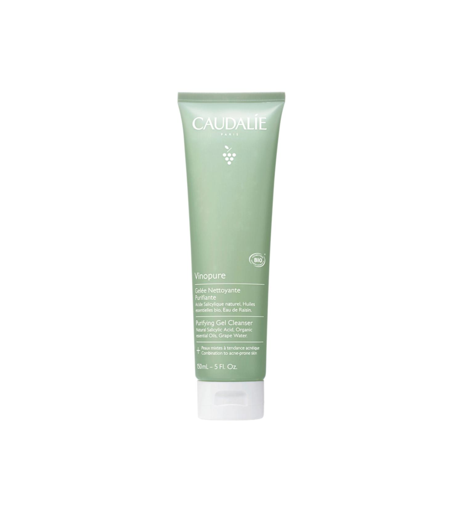 Caudalie Vinopure Revitalizing Purifying Pore Tightening Cleansing Gel with Natural Salicylic Acid 150 ml