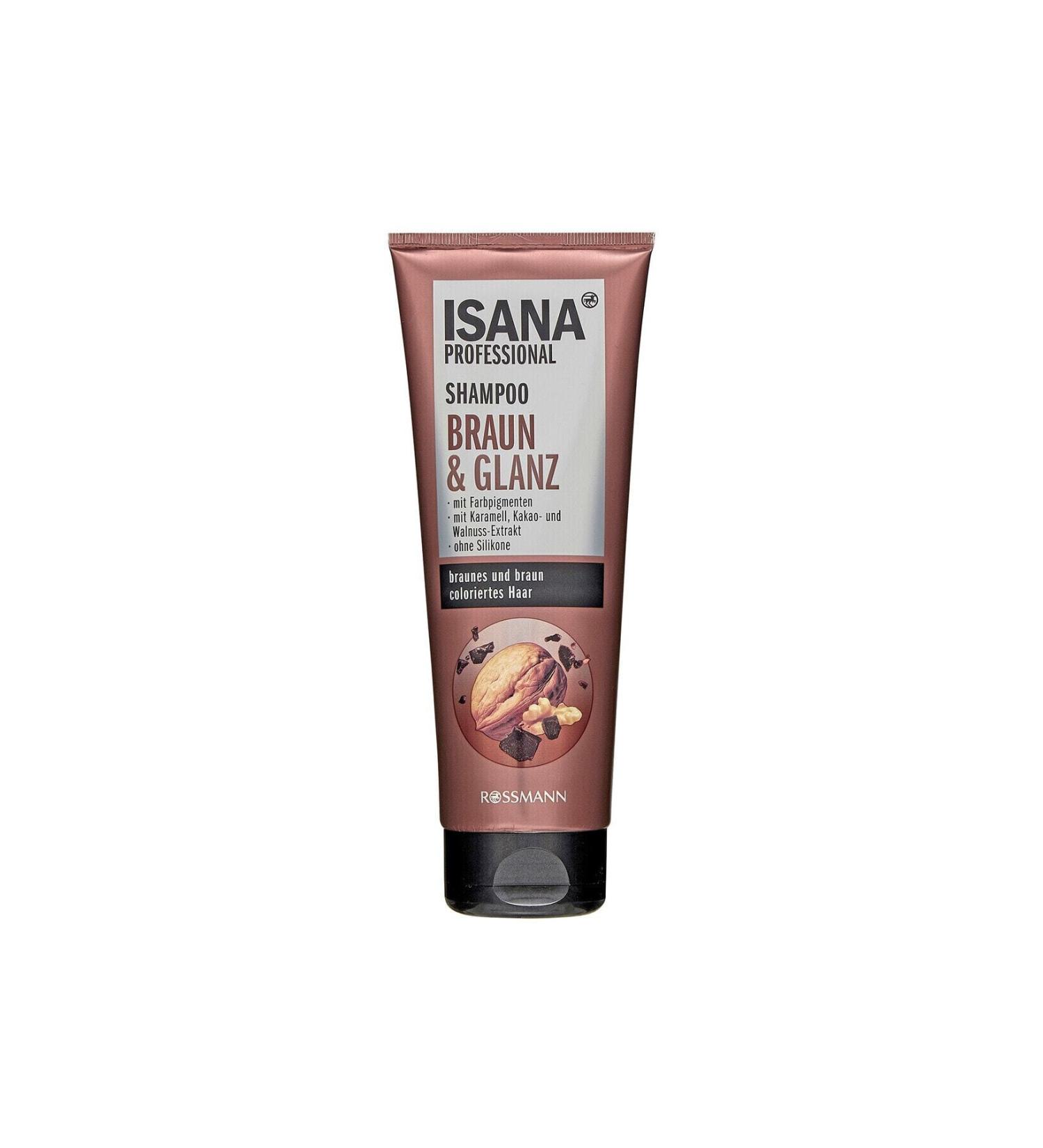 Isana Professional Care and Shine Shampoo for Brown Hair 250ml KeyProduct118