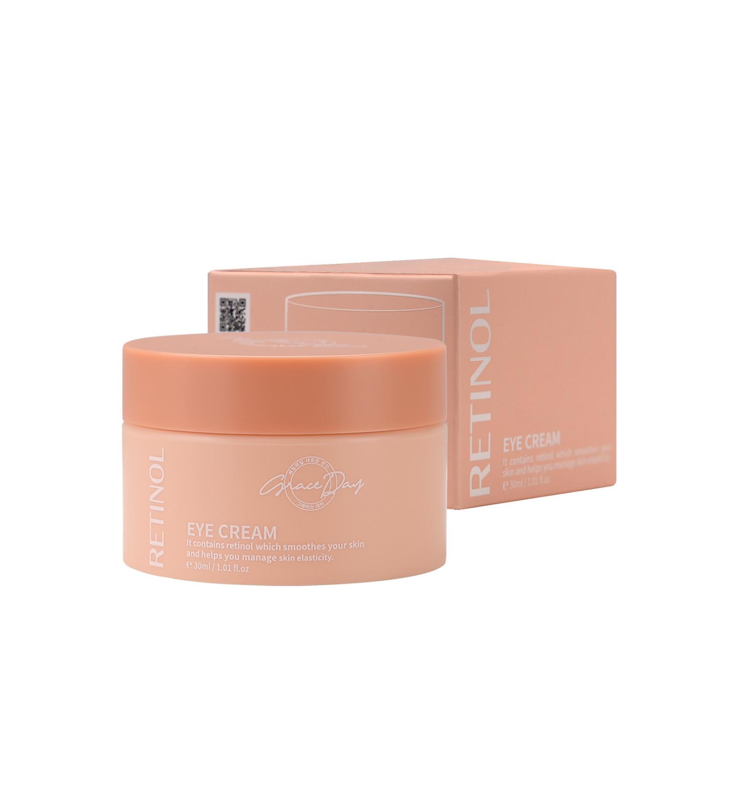 Grace Day Retinol Anti-Blemish Anti-Millia and Anti-Wrinkle Vegan Eye Cream Grace Day Retinol Eye Cream 30ml