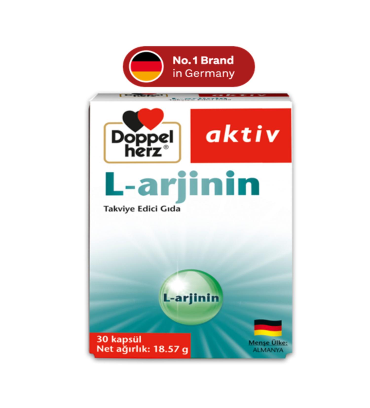 Doppelherz Active L-Arginine / 30 Capsules