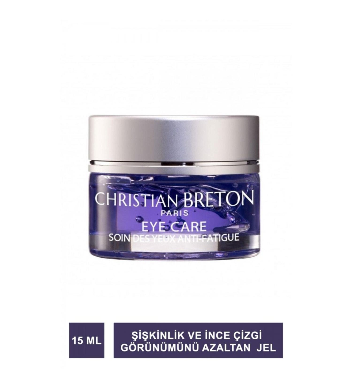 Christian Breton Moisturizing and Smoothing Eye Gel for Fatigue and Puffiness 15 ml