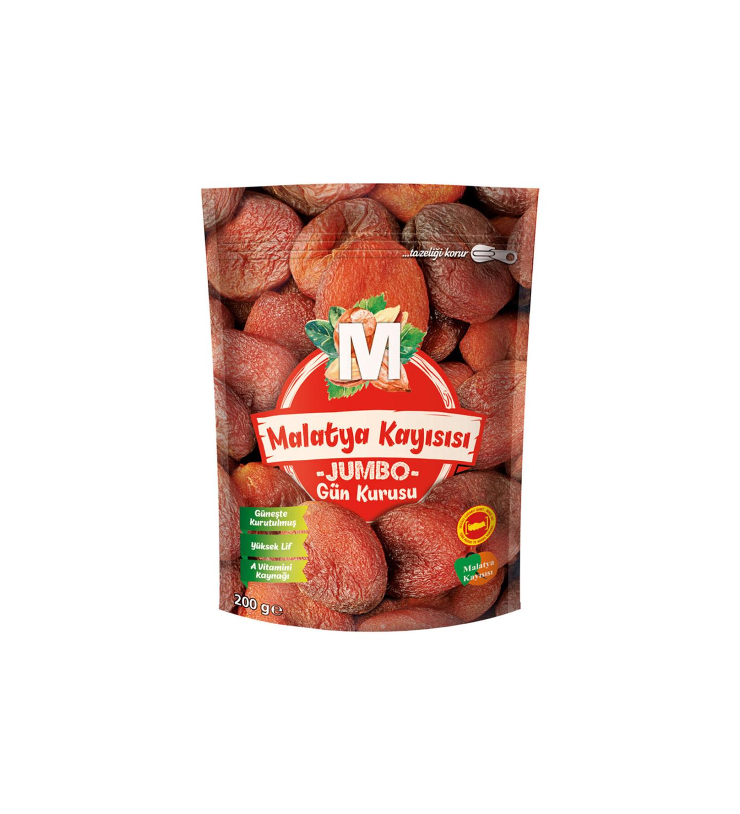 Migros Sun Dried Malatya Apricots Jumbo 200 G