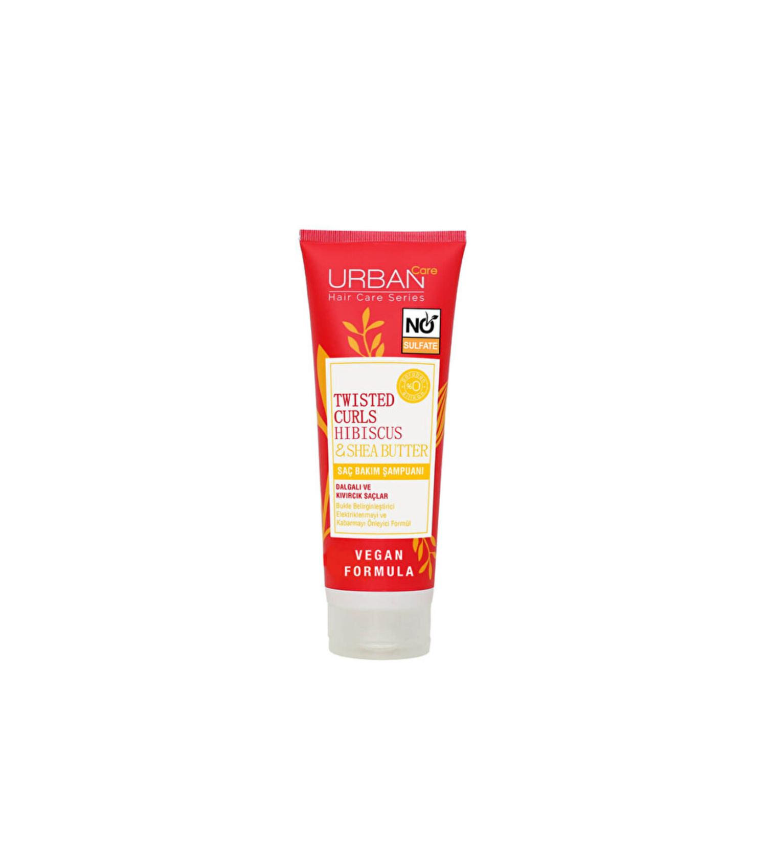 Urban Care Hair Care Shampoo - Twisted Curls Hibiscus & Shea Butter - 250 ml