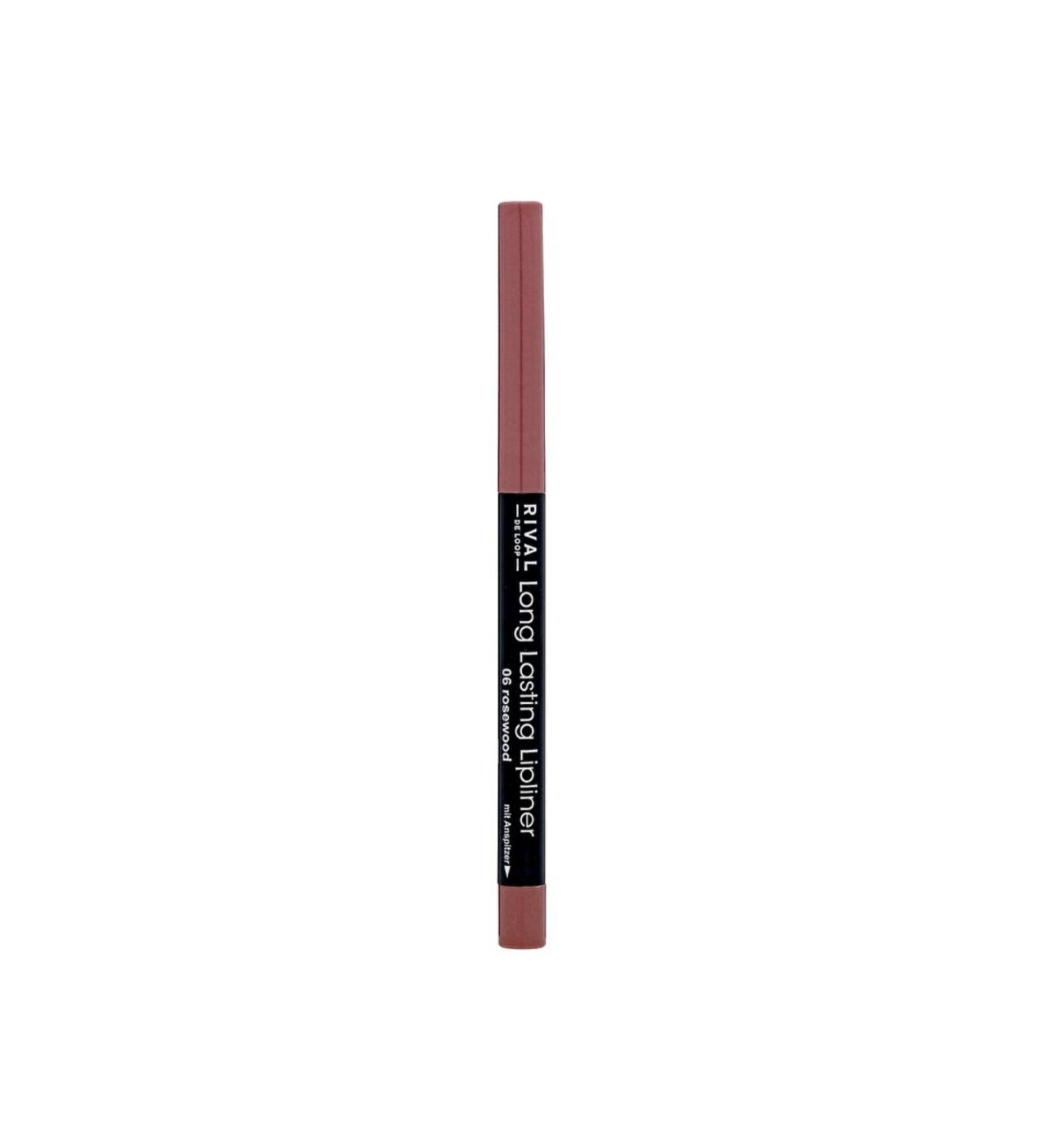 Rival De Loop Permanent Lip Pencil - No:06 Rosewood - 1 piece