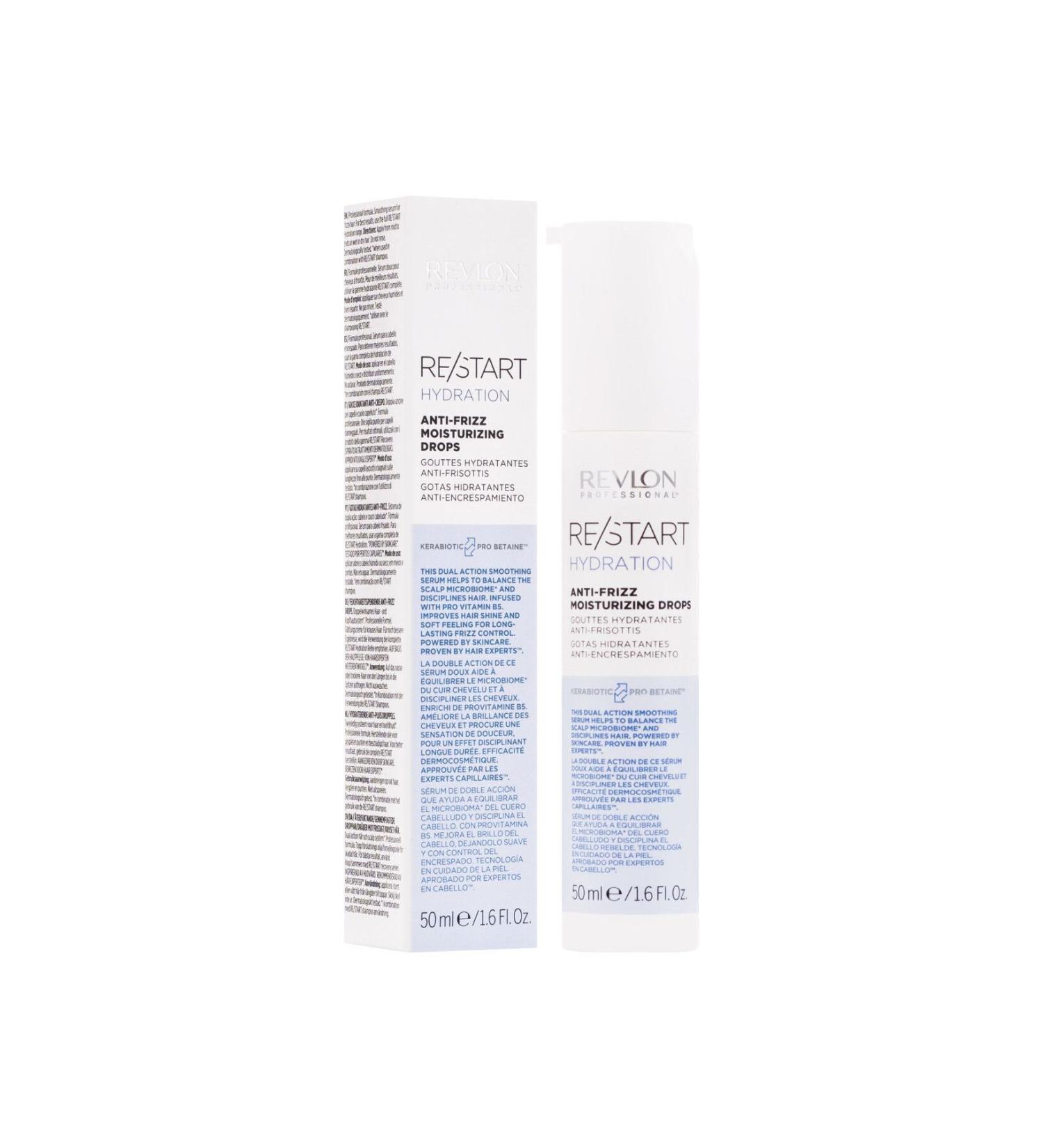 Revlon RE/START Hydration Anti-Frizz Drops Serum for Unruly Hair 450 Ml