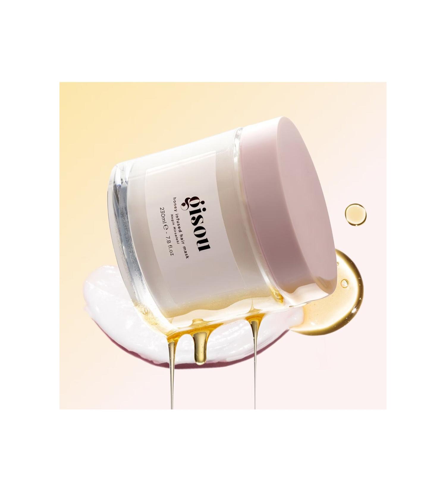 gisou Honey Infused Hair Mask - Repairing Moisturizing Intense Nourishing Hair Mask 230ML - Buy Online on GoSupps.com