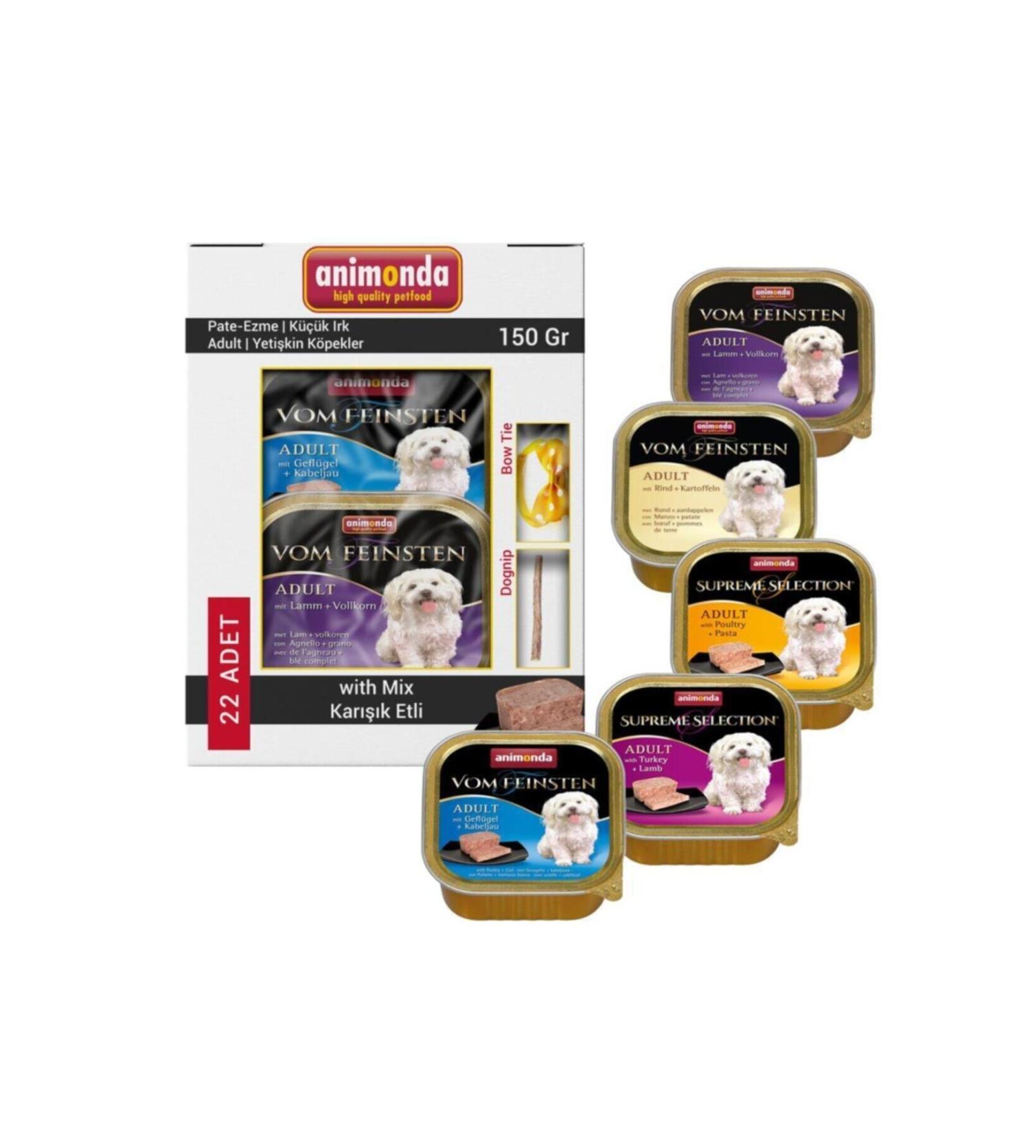 Animonda Mixed Paste Small Breed Dog Canned Food 22x150 gr