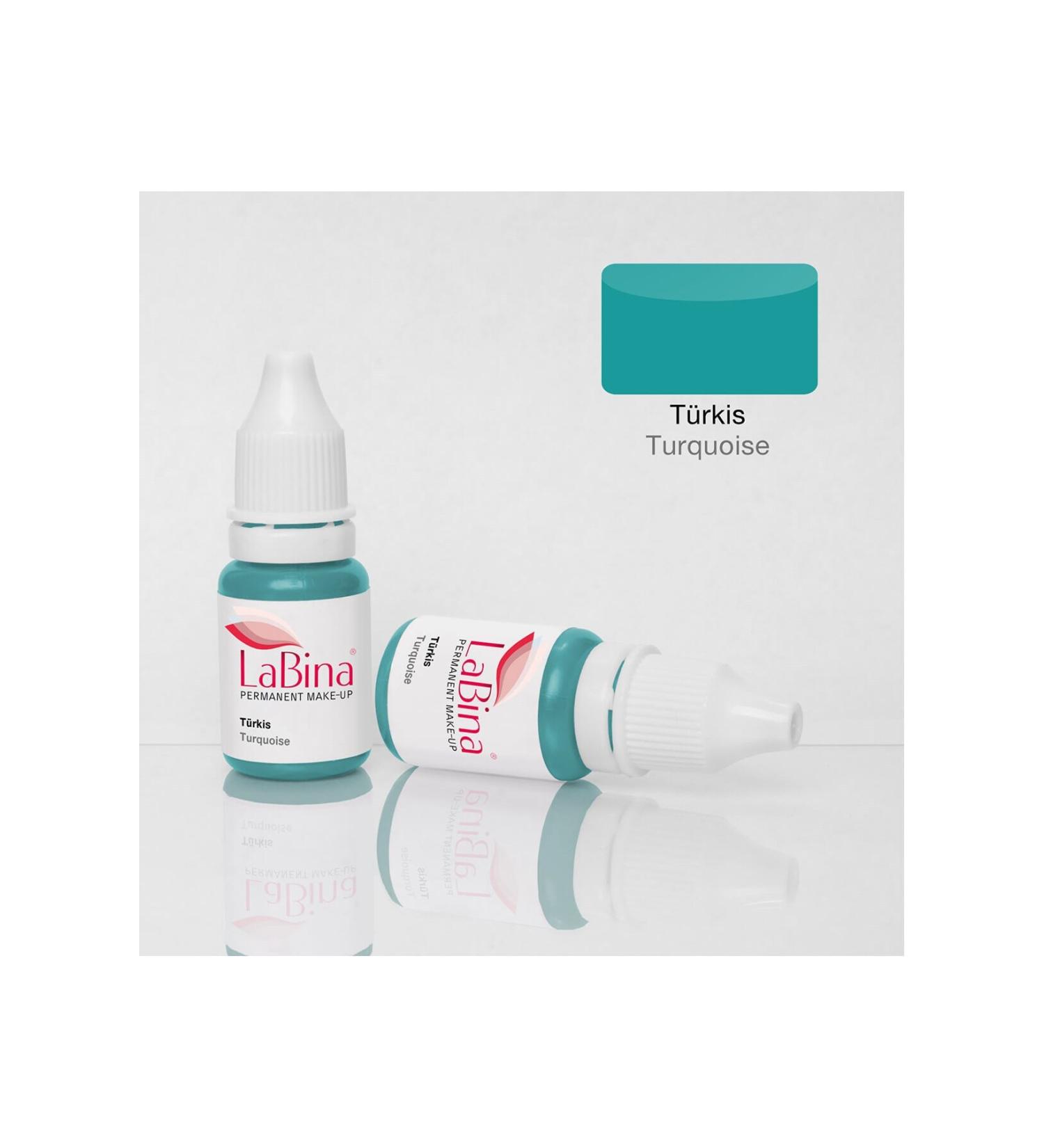 LABINA T rkis - Turquoise Permanent Makeup Pigmentation Eyeliner Dipliner Paint 10 ml