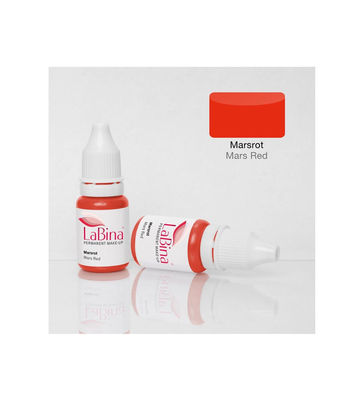 LABINA Marsrot - Mars Red Permanent Makeup Pigmentation Lip Contour Corrector Paint 10 ml