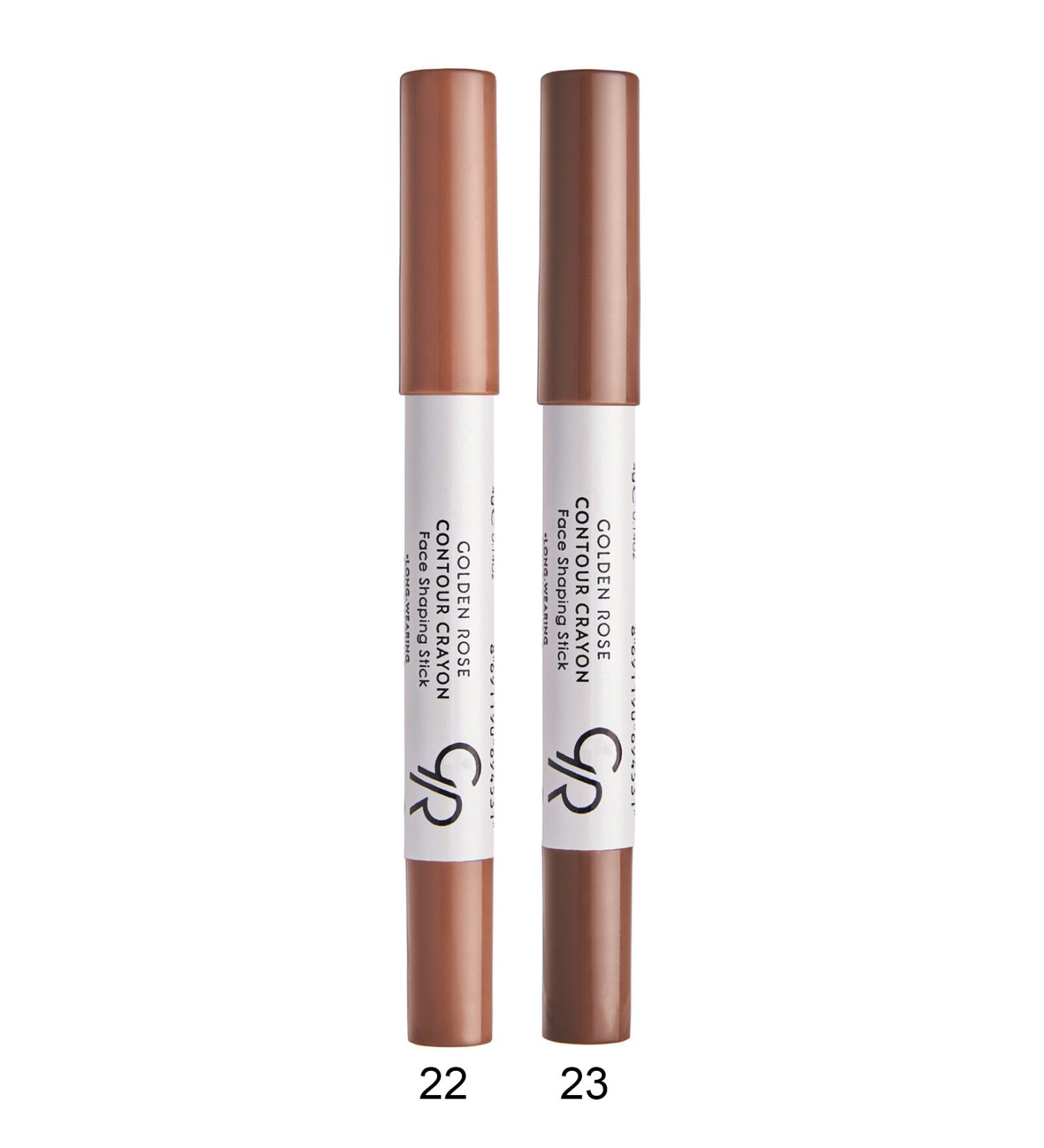 Golden Rose Stick Contour Pencil - Contour Crayon Face Shaper Stick No: 22 - 23 Set of 2 - Buy Online on GoSupps.com