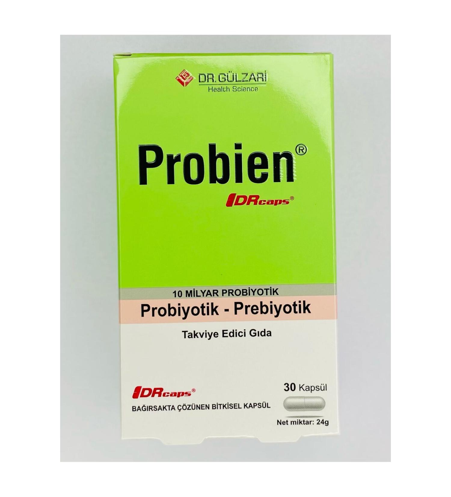 Dr. Gulzari Probien Probiotic Prebiotic 30 Capsules