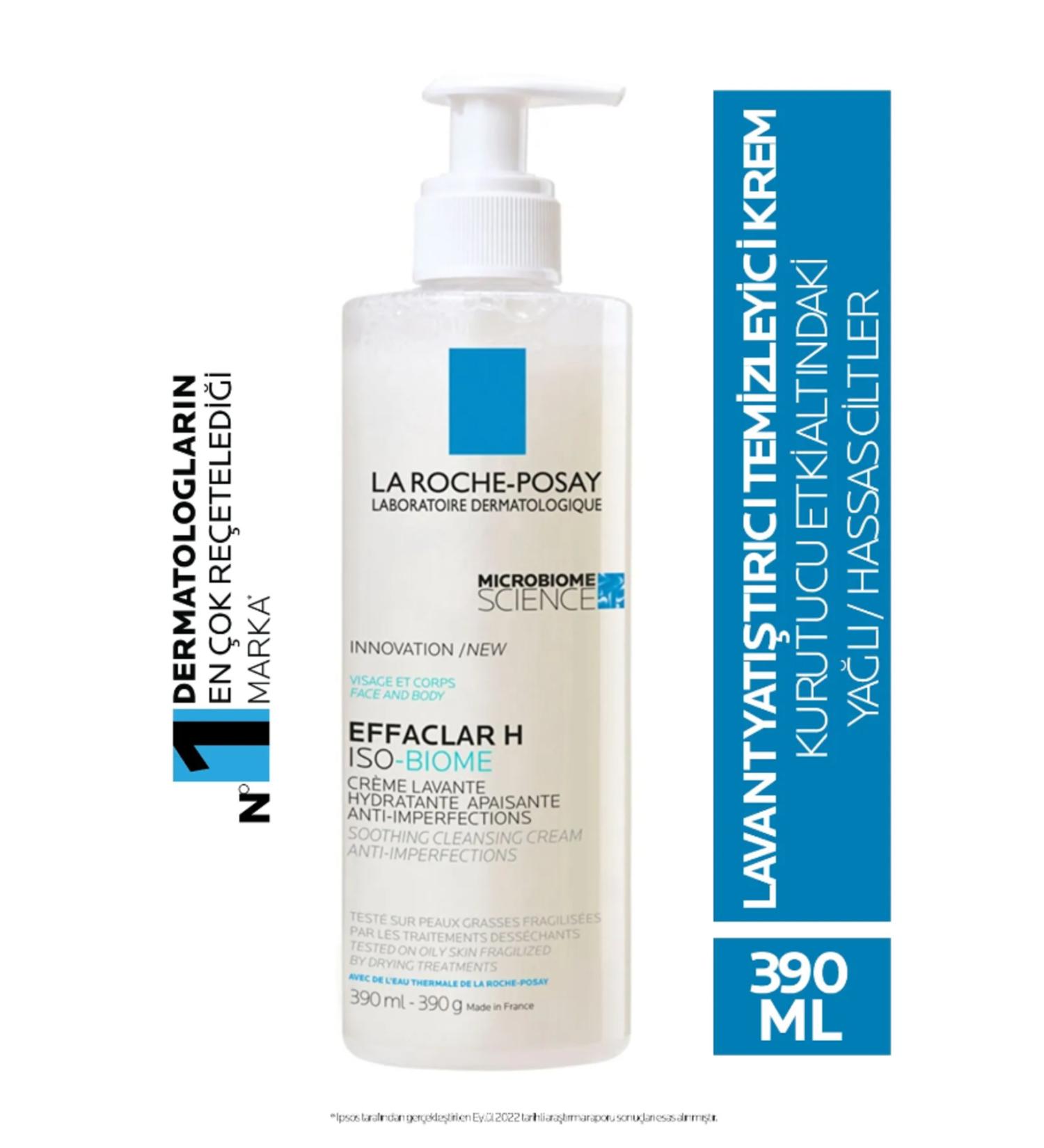 La Roche Posay Effaclar H Isobiome Lavender Soothing and Cleansing Cream 3337875777773