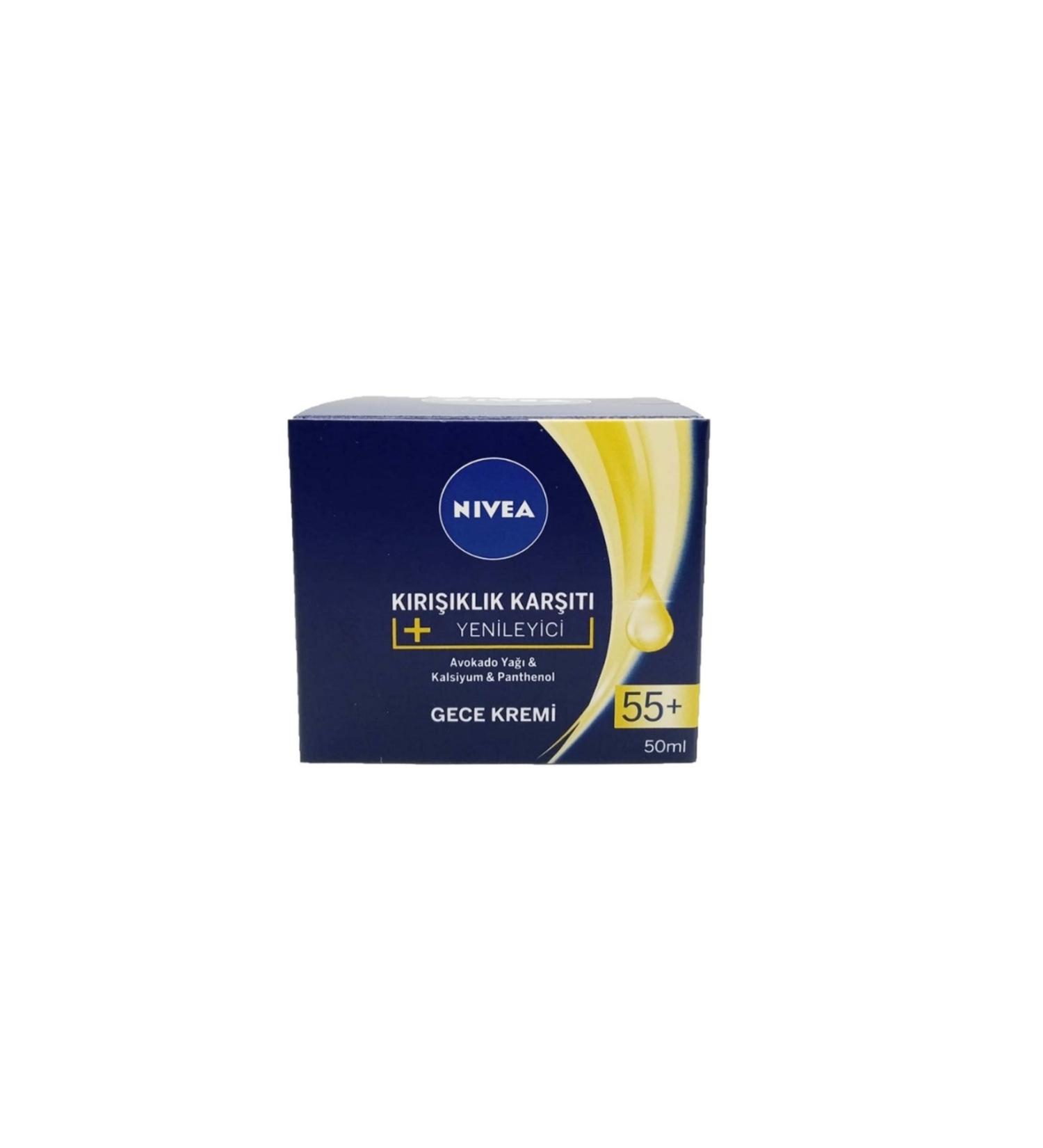 NIVEA NIVEA ANTI-WRINKLE AND REGENERATING +55 NIGHT CREAM 50ML