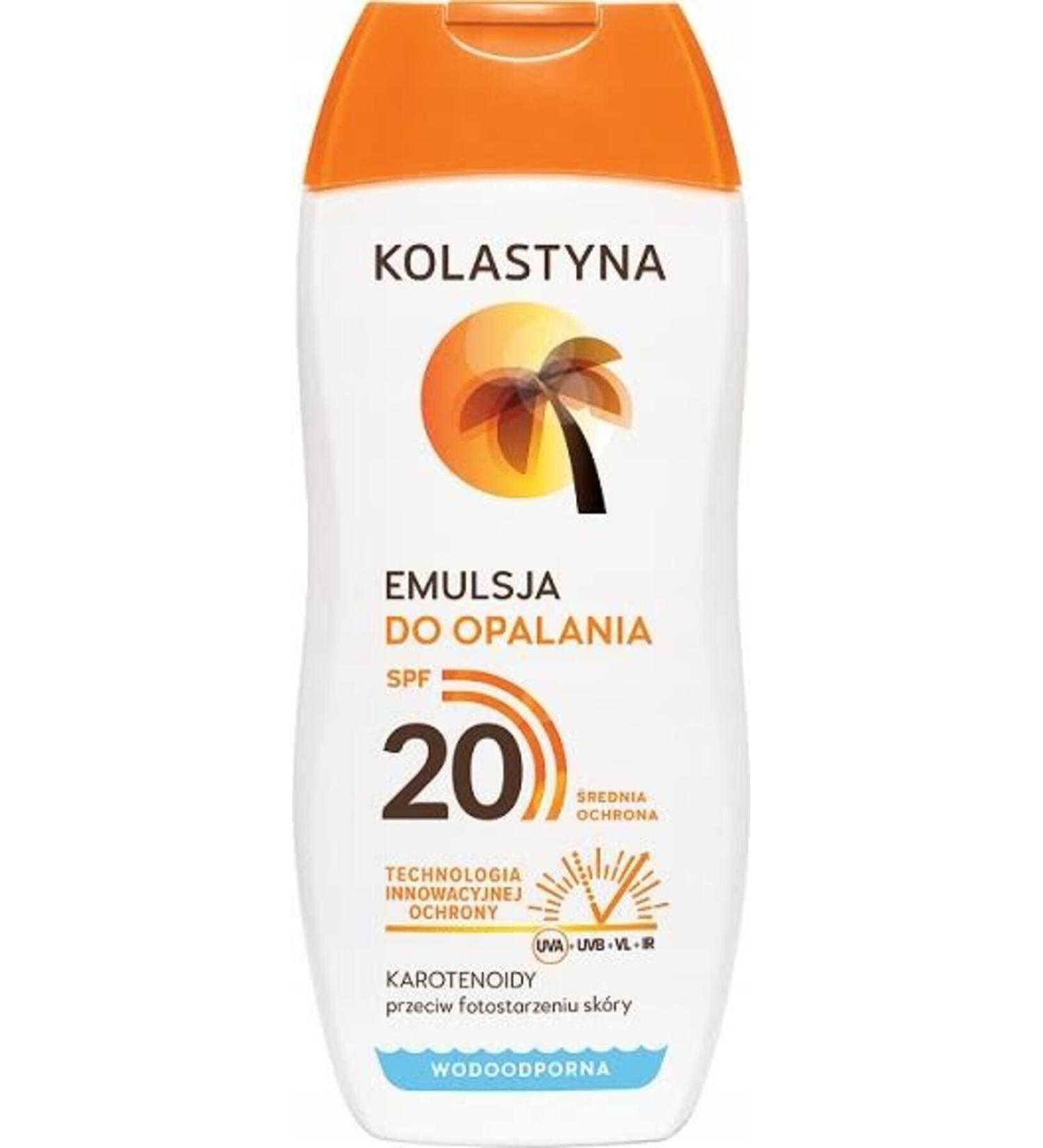 Kolastyna Sun lotion Kolastyna protective and waterproof SPF 20 SPF 200 ml