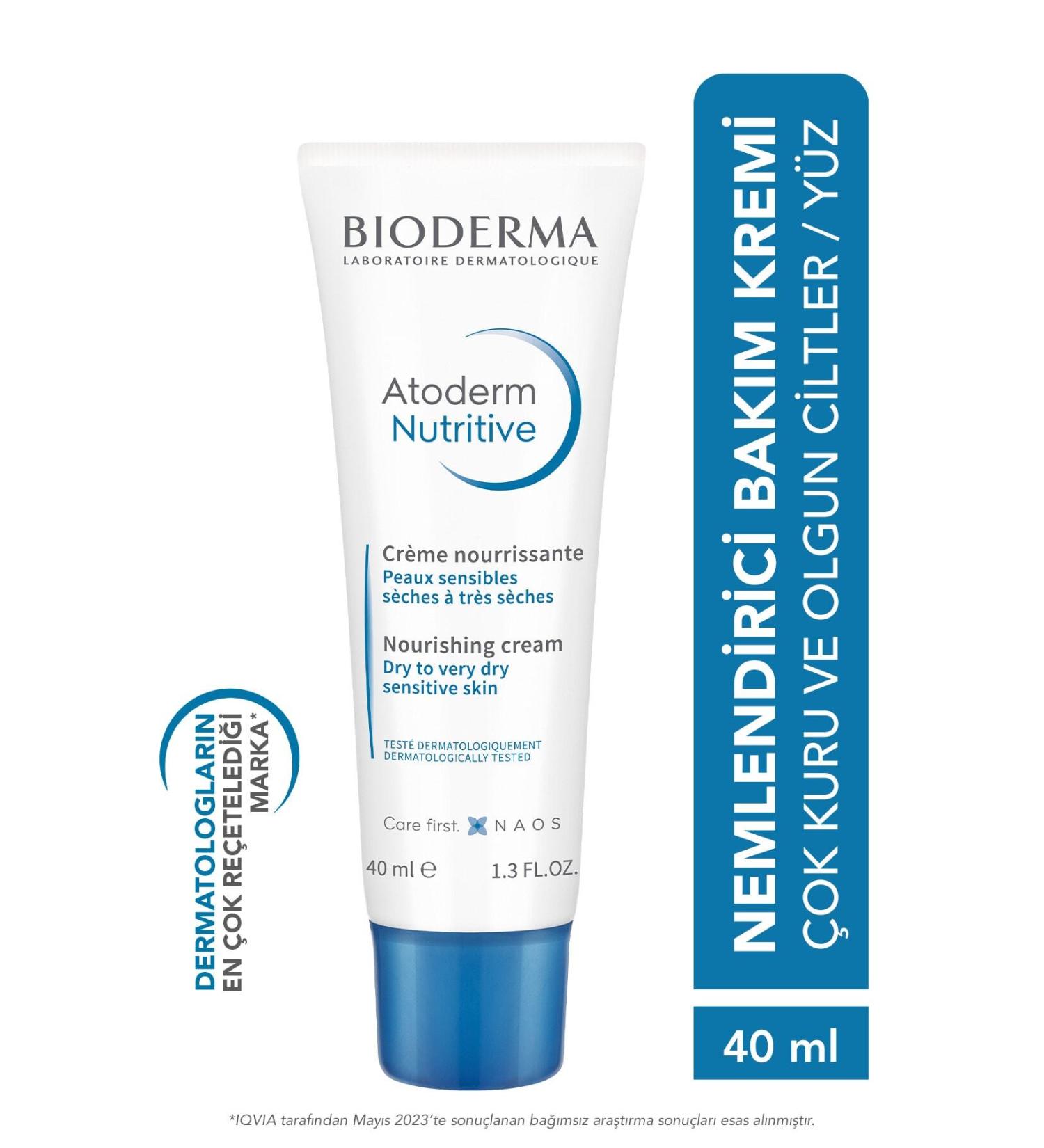 Bioderma Very Dry Ripe Avocado and Shea Butter Skin Nourishing Moisturizing Face Cream 40ml.