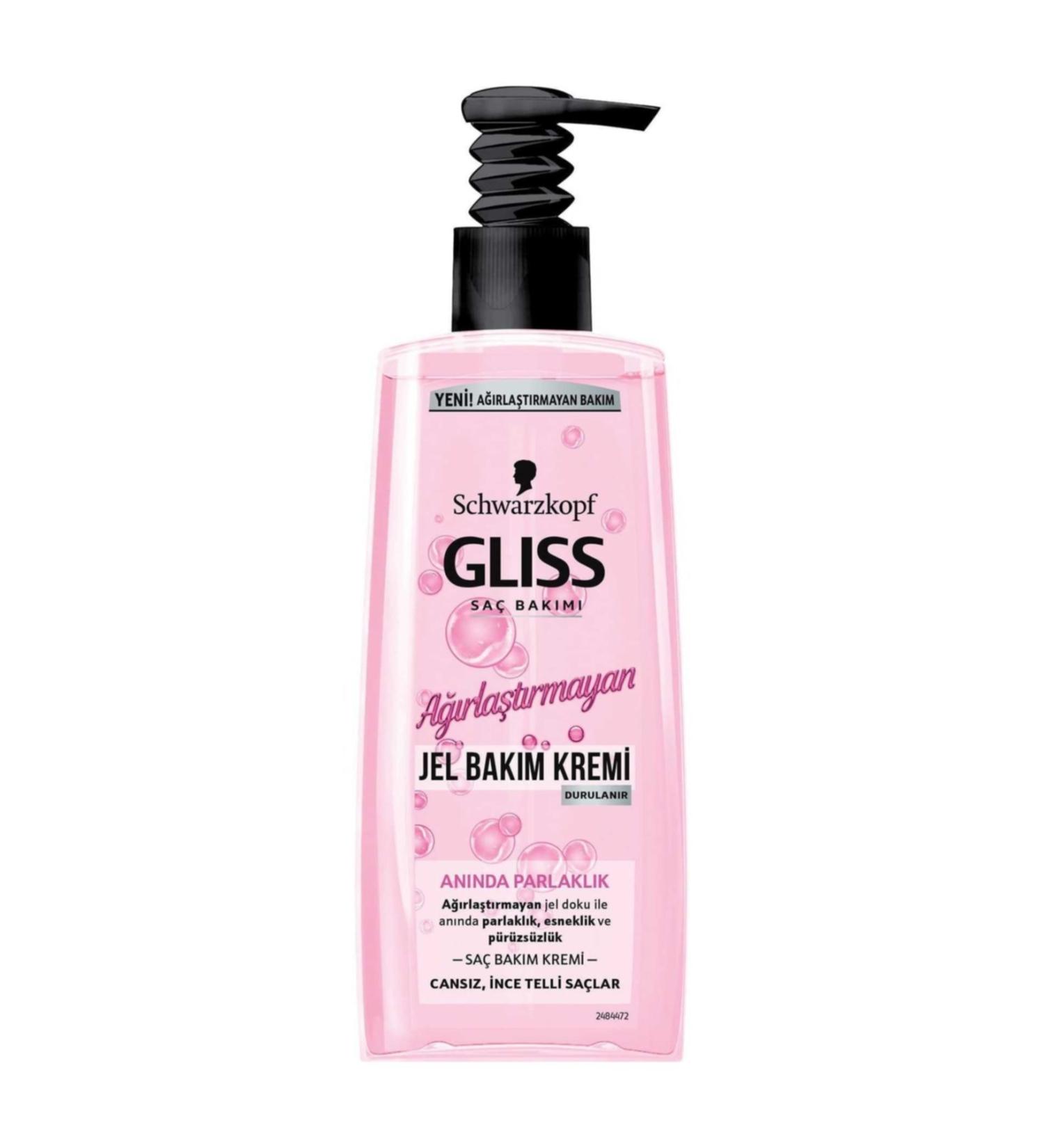Gliss Weightless Gel Hair Care Conditioner Instant Shine