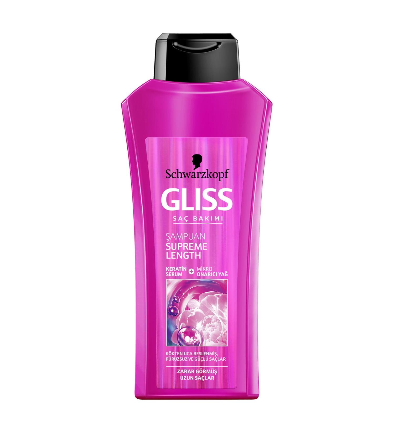 Gliss Gliss Supreme Length Shampoo Damaged Long Hair 525 Ml