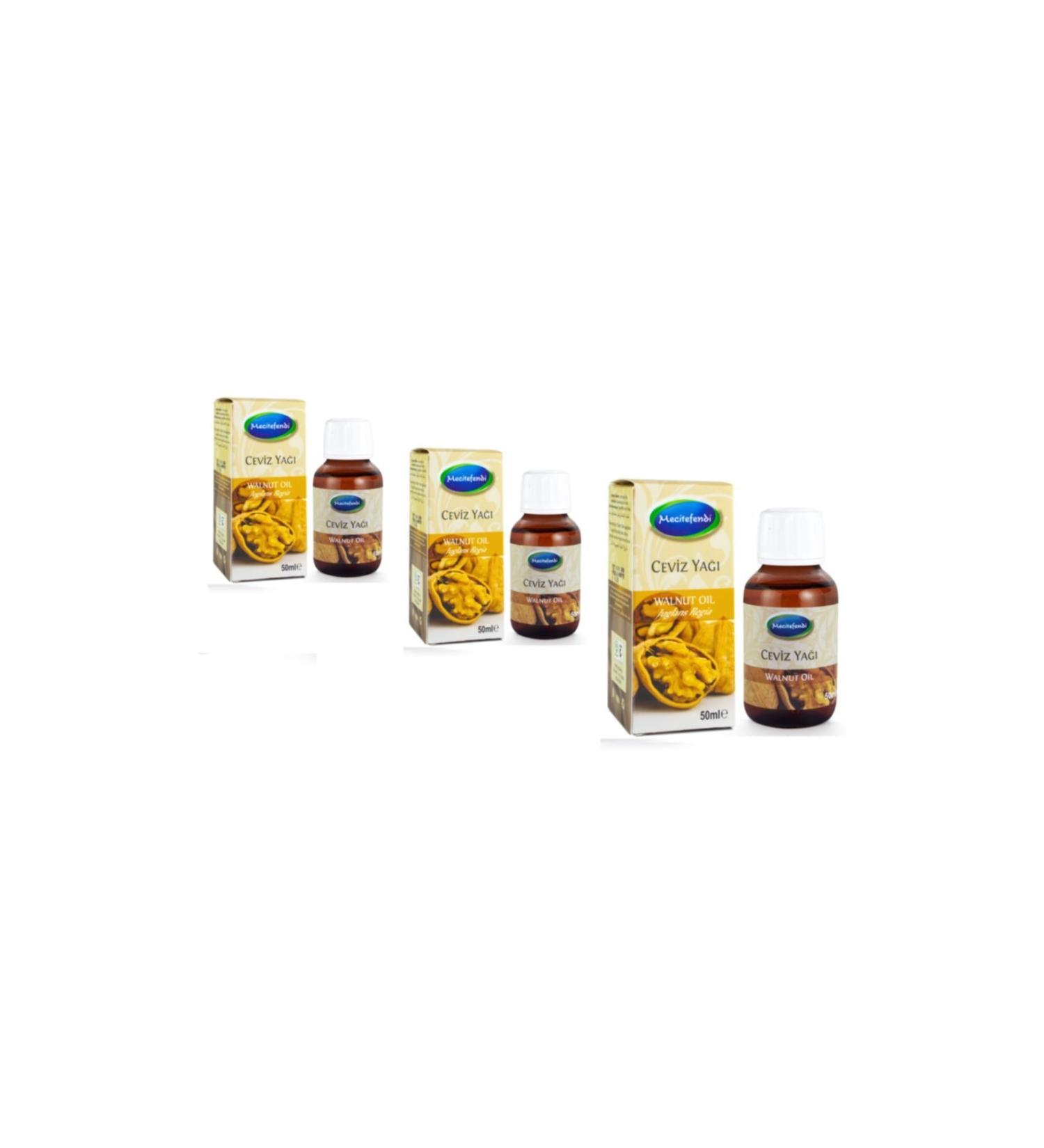 Mecit Efendi 3 Pieces Walnut Oil 3x50 ml