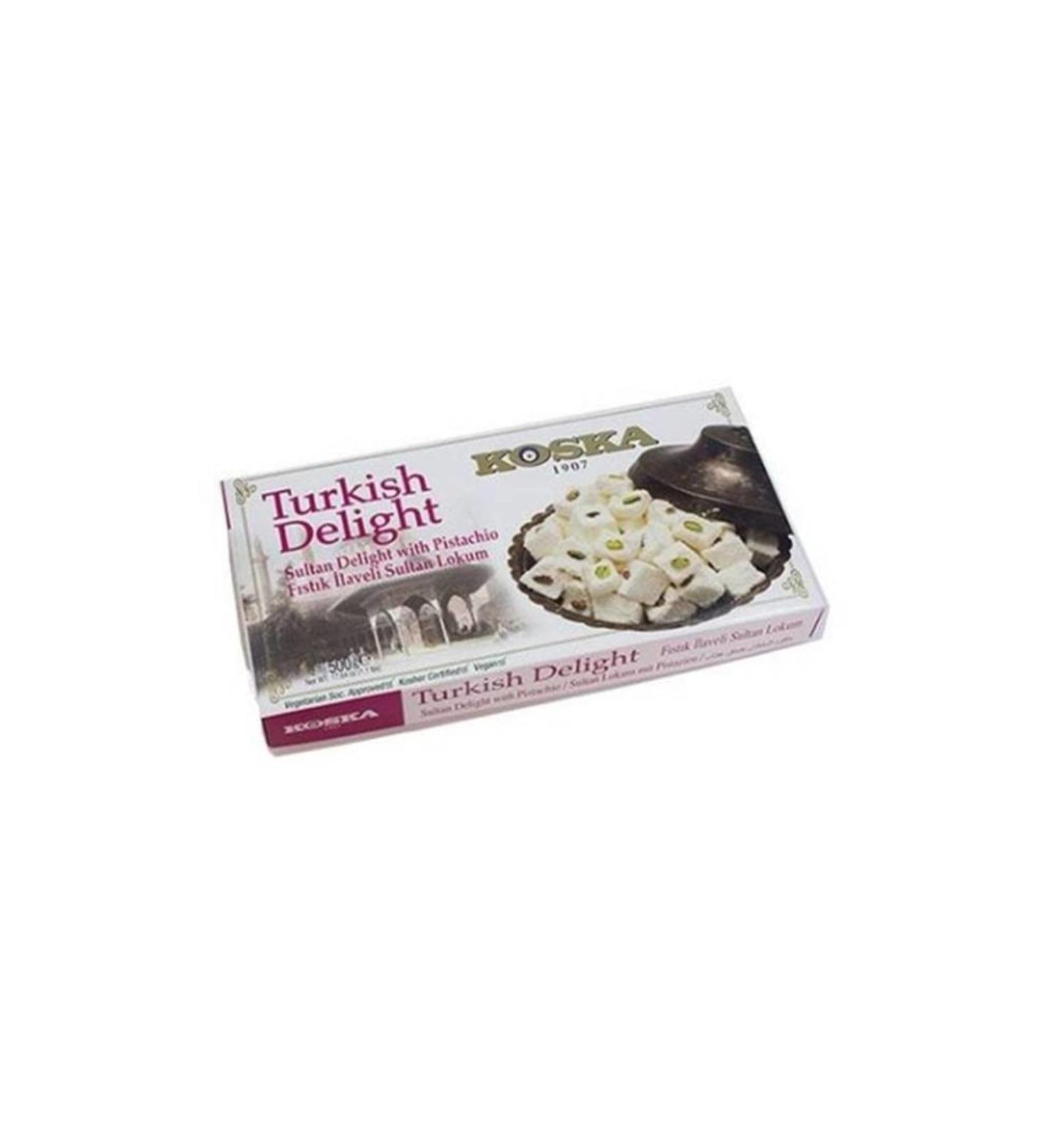 Koska Sultan Turkish Delight with Pistachio 500 gr