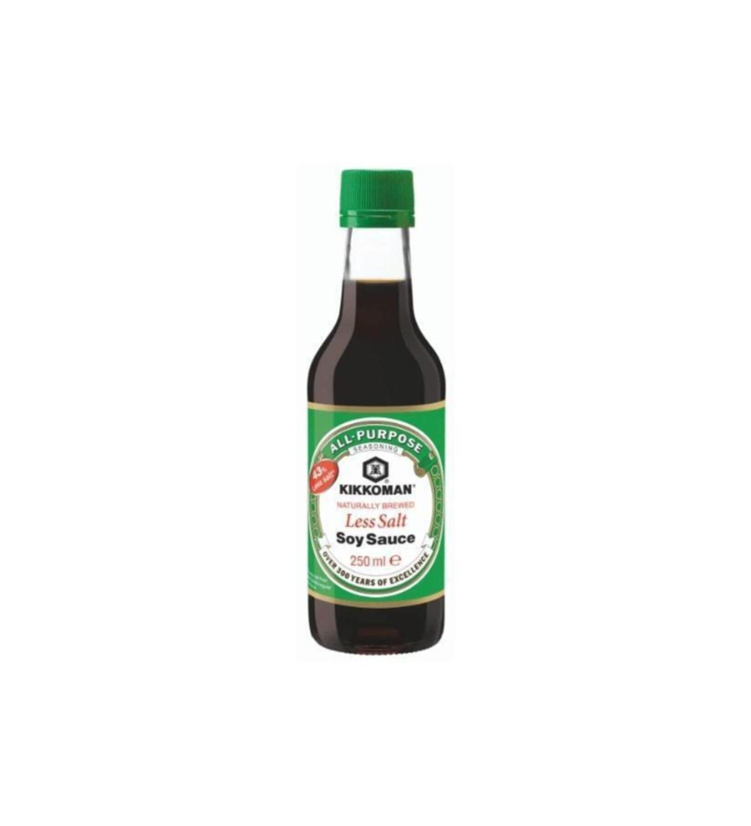 Kikkoman Soy Sauce Low Salt 250 Ml