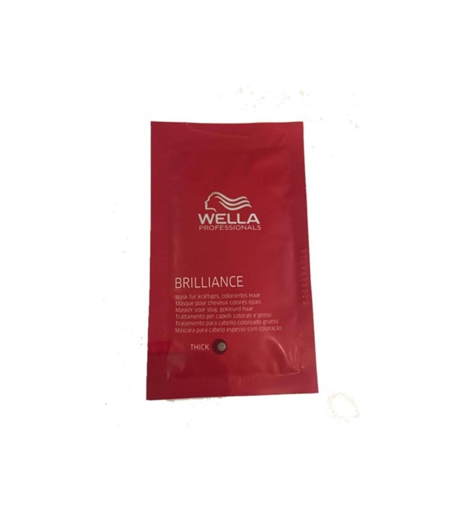 Wella Home Brilliance Fine Normal Hair Mask 15 ml