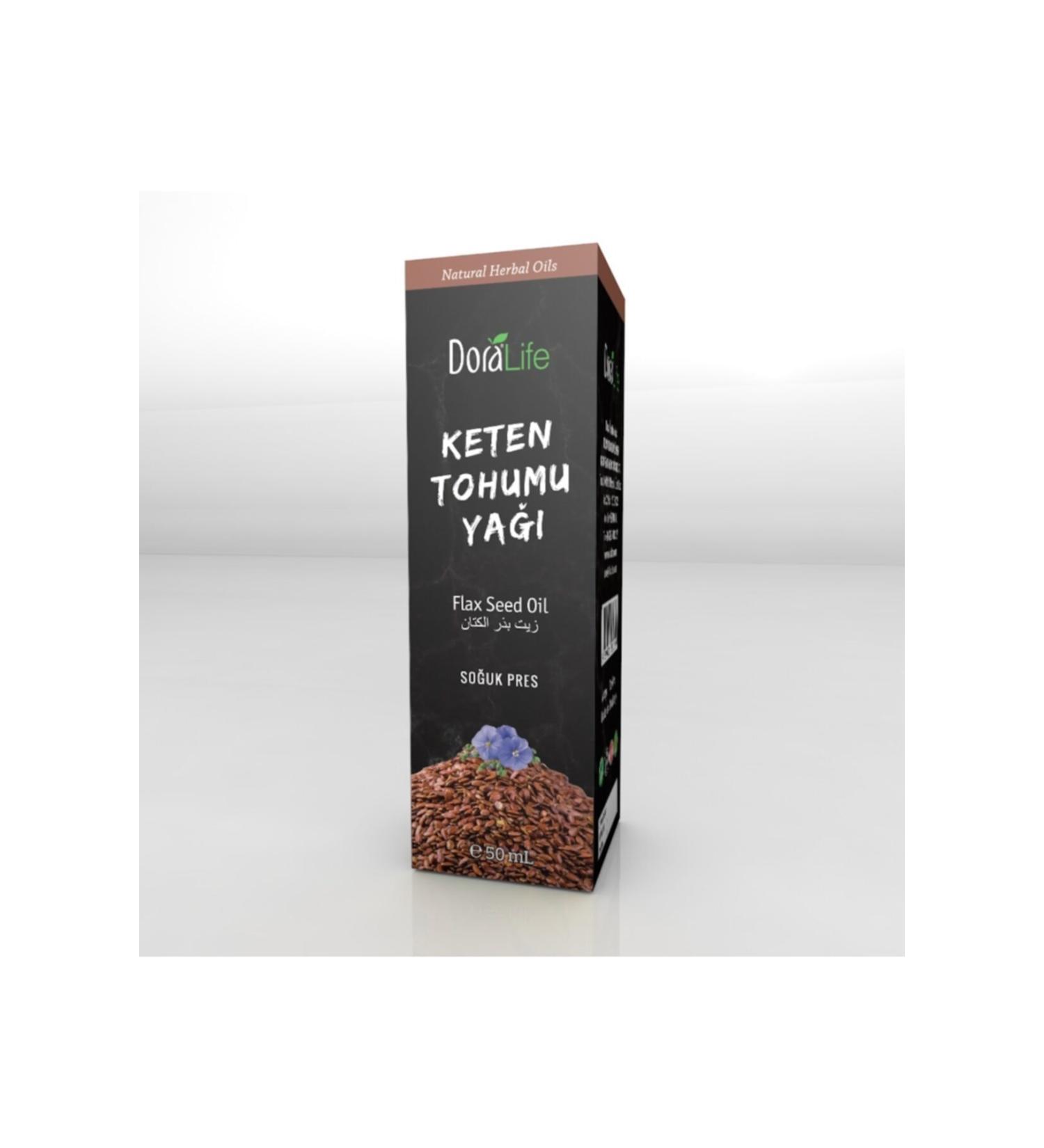 DoraLife Linseed Oil 50 Ml (Cold Pressed)