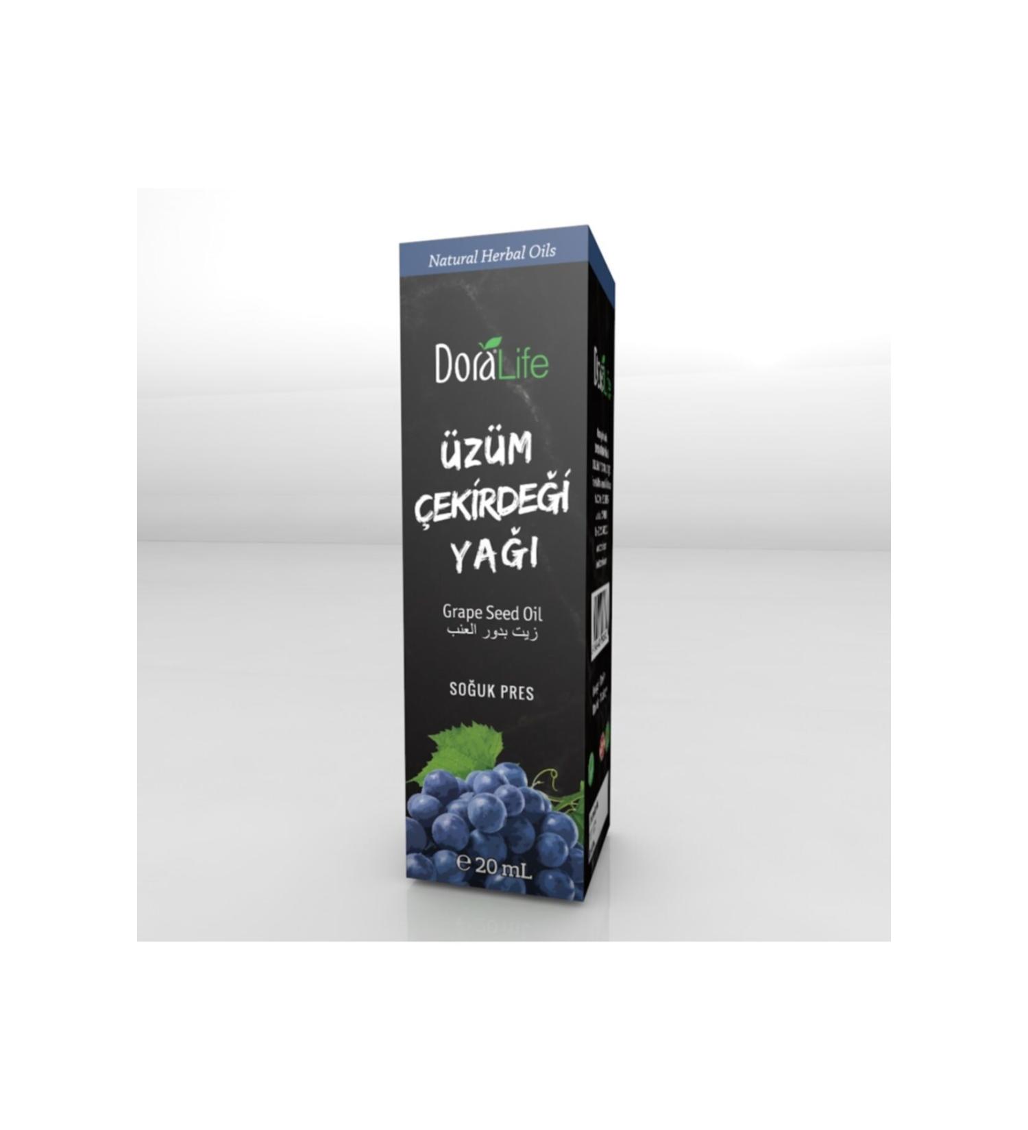 DoraLife Grape Seed Oil 20 Ml (Cold Press)