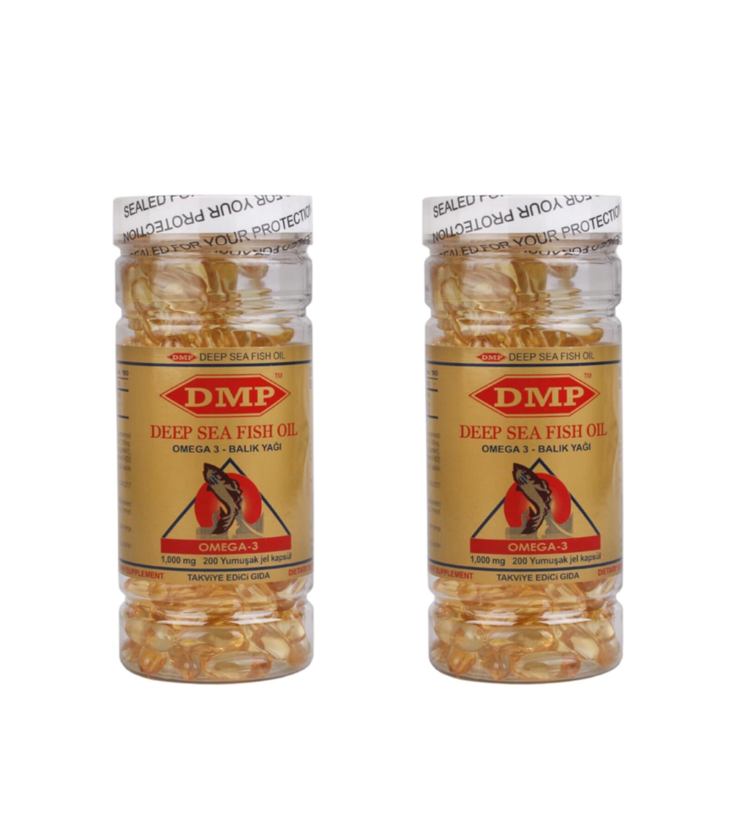 DMP Omega 3 Fish Oil 1000 Mg 2 Boxes 400 Softgels