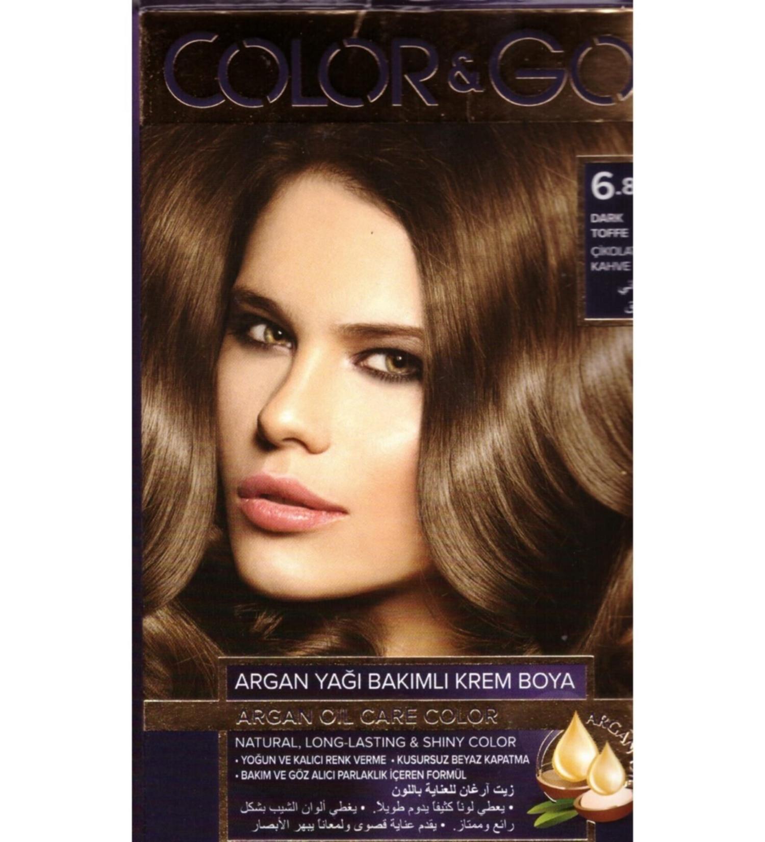 COLOR&GO Color & Go Hair Dye Chocolate Brown 6.8