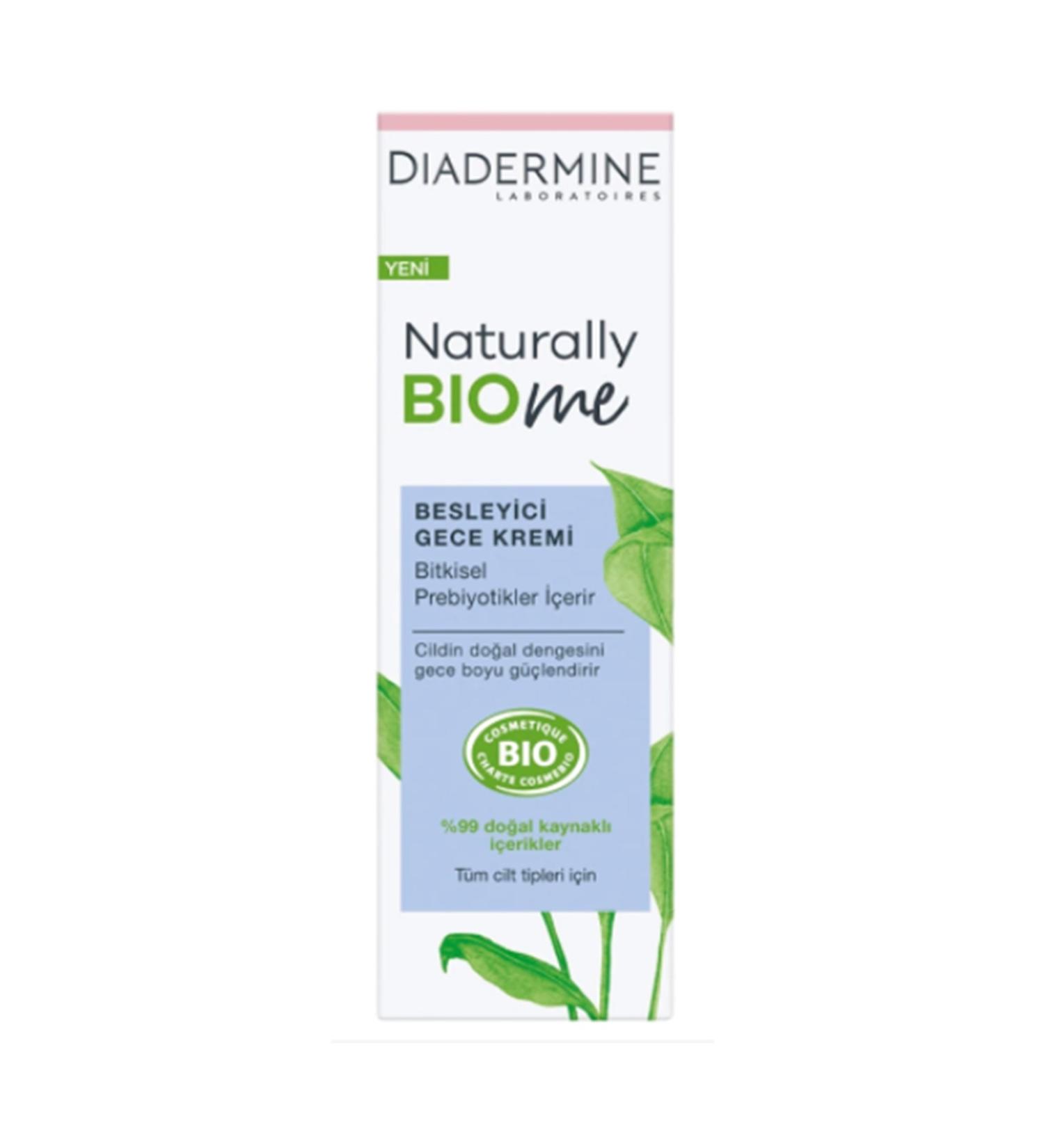 Diadermine Naturally Biome Nourishing Night Cream 50 Ml. Kozmetikexpo