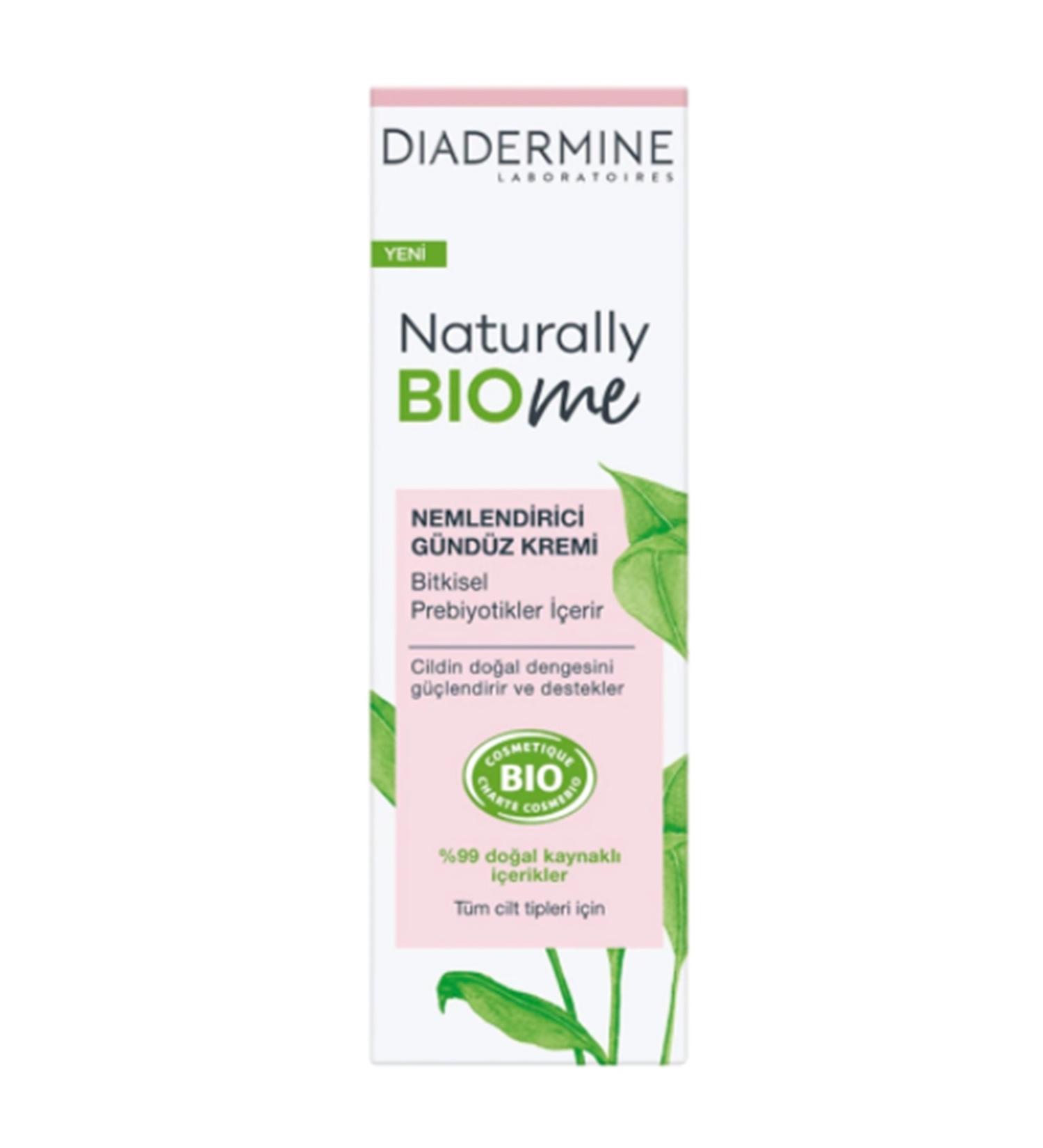 Diadermine Naturally Biome Moisturizing Day Cream 50 Ml. Kozmetikexpo