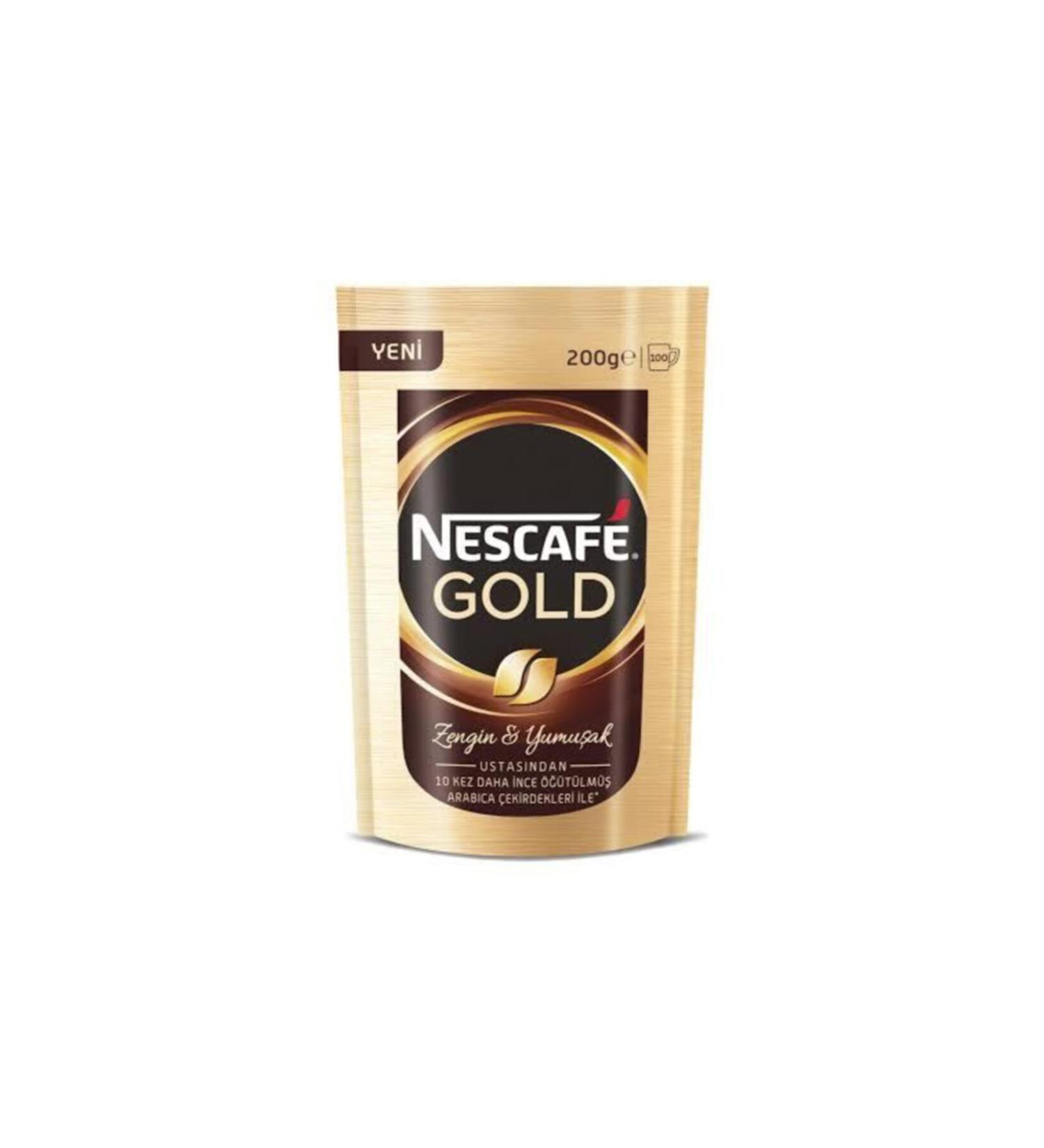 Nescafe Gold Instant Coffee 200 gr Bag X 3 pieces