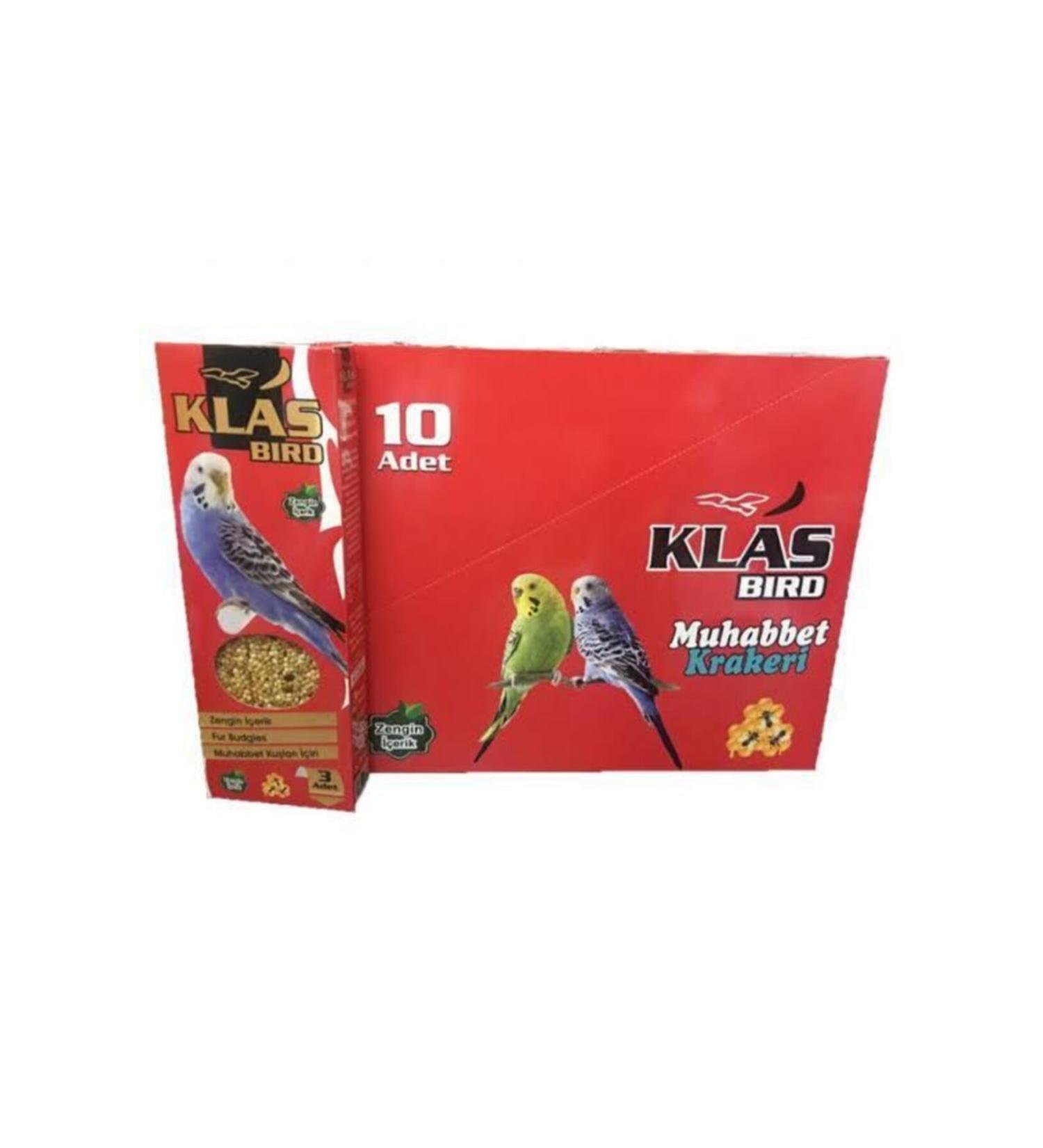 Classy Budgie Honey Crackers 3 x 10 Pack