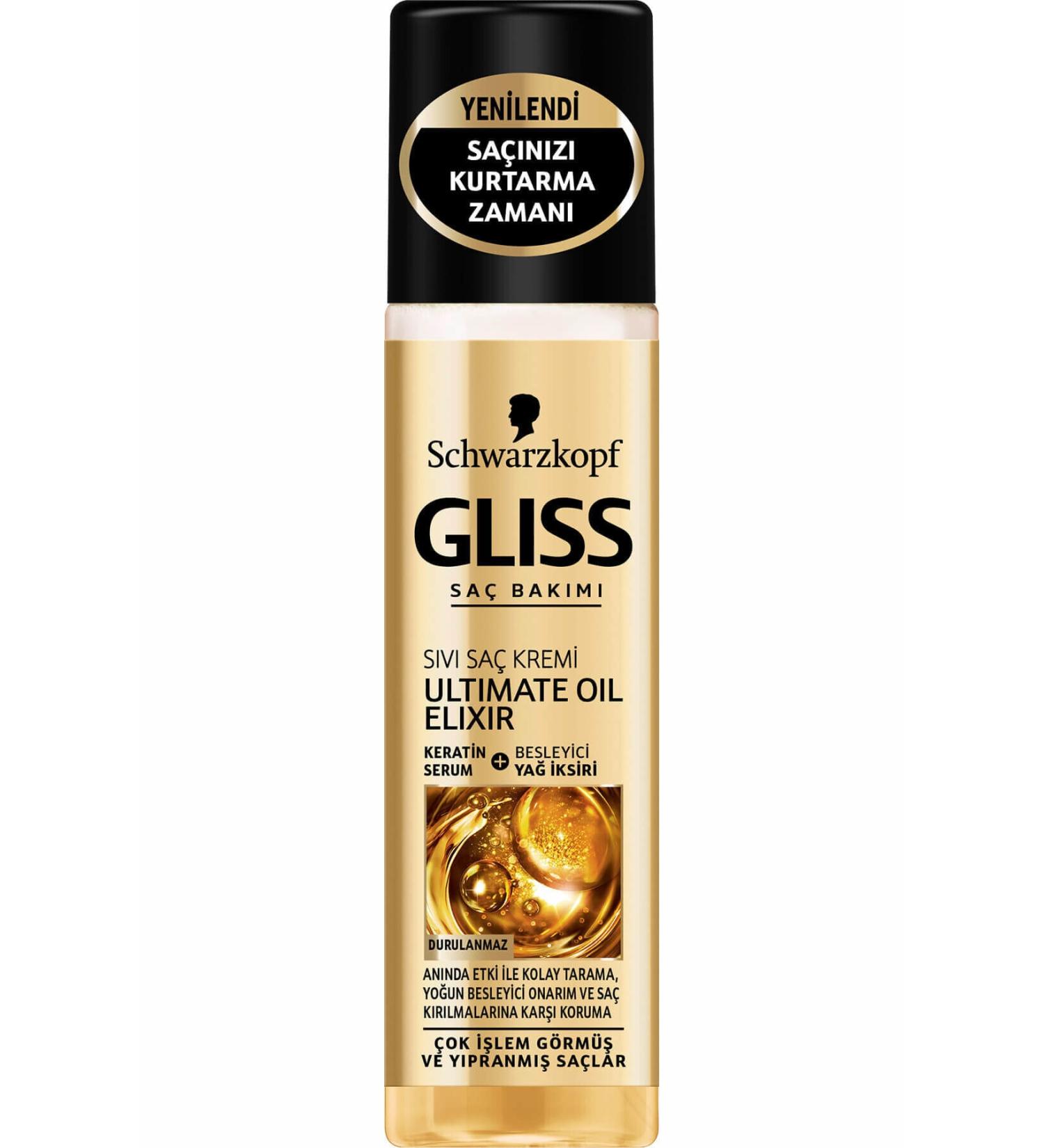 Gliss Ultimate Oil Elixir Liquid Conditioner 200 ml - Buy Online on GoSupps.com
