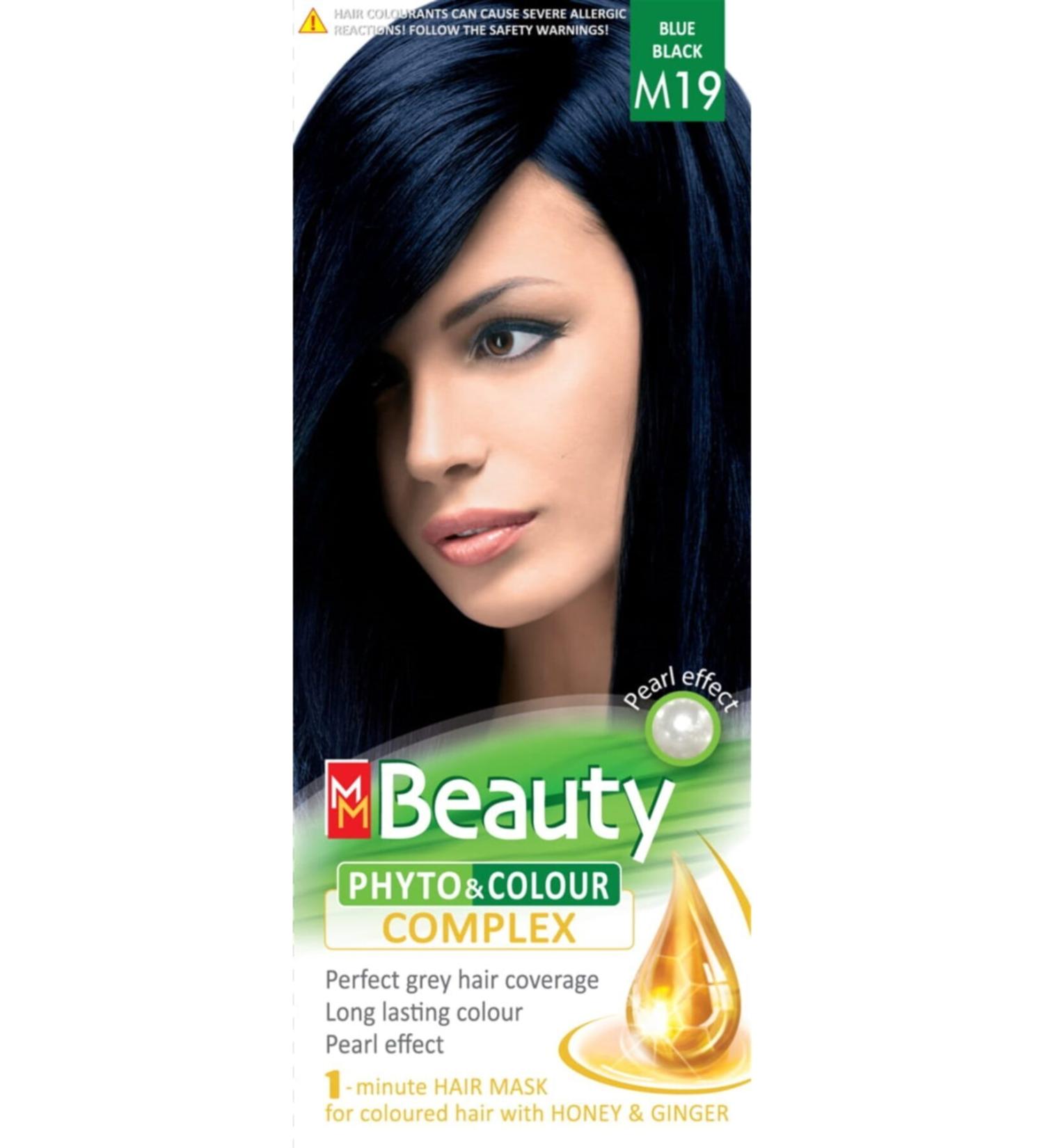 STEP BEAUTY Blue Black Mm Beauty Herbal Hair Dye M19