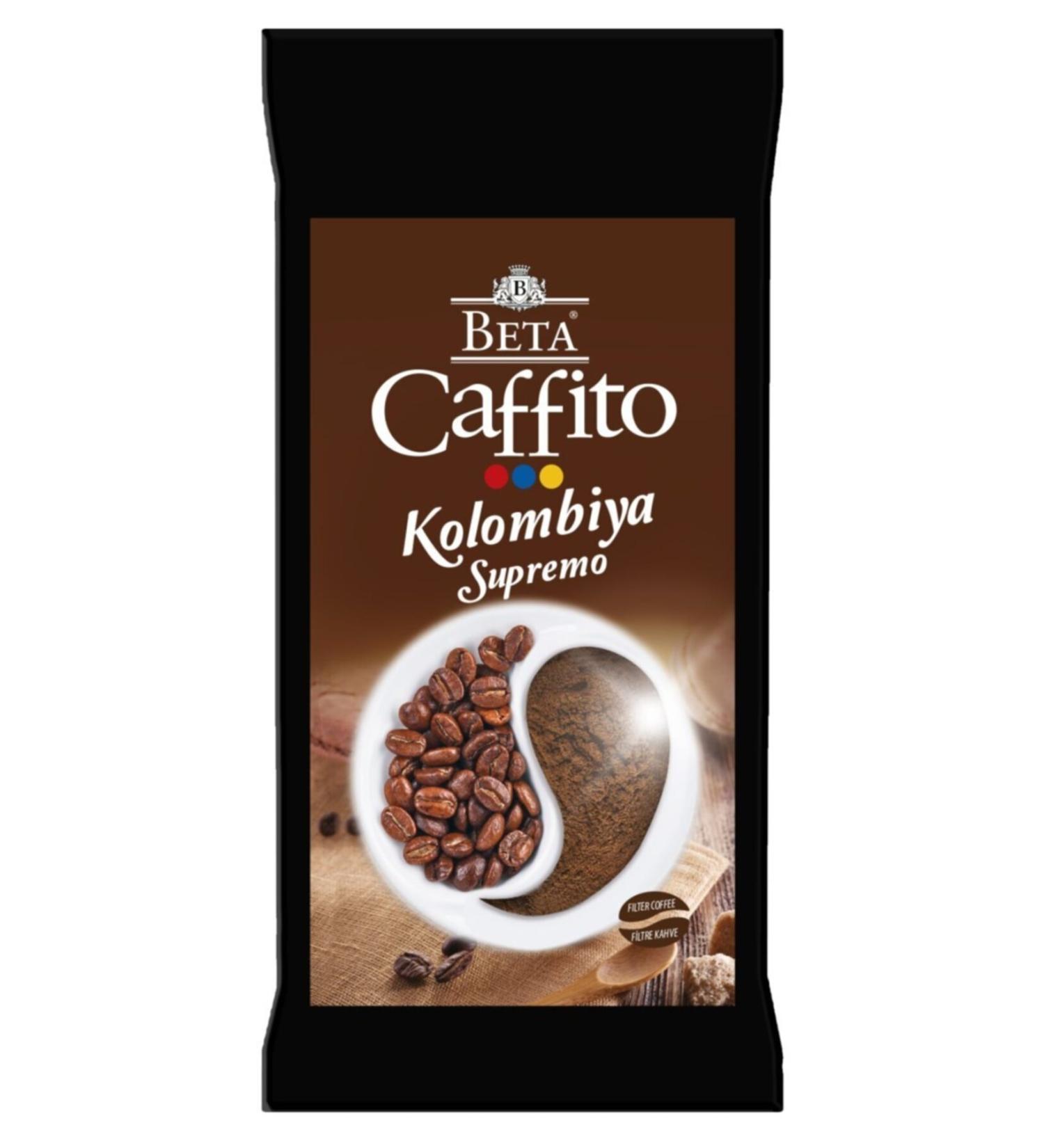 Beta Tea Beta Caffito Colombia Supremo Filter Coffee 250 Gr