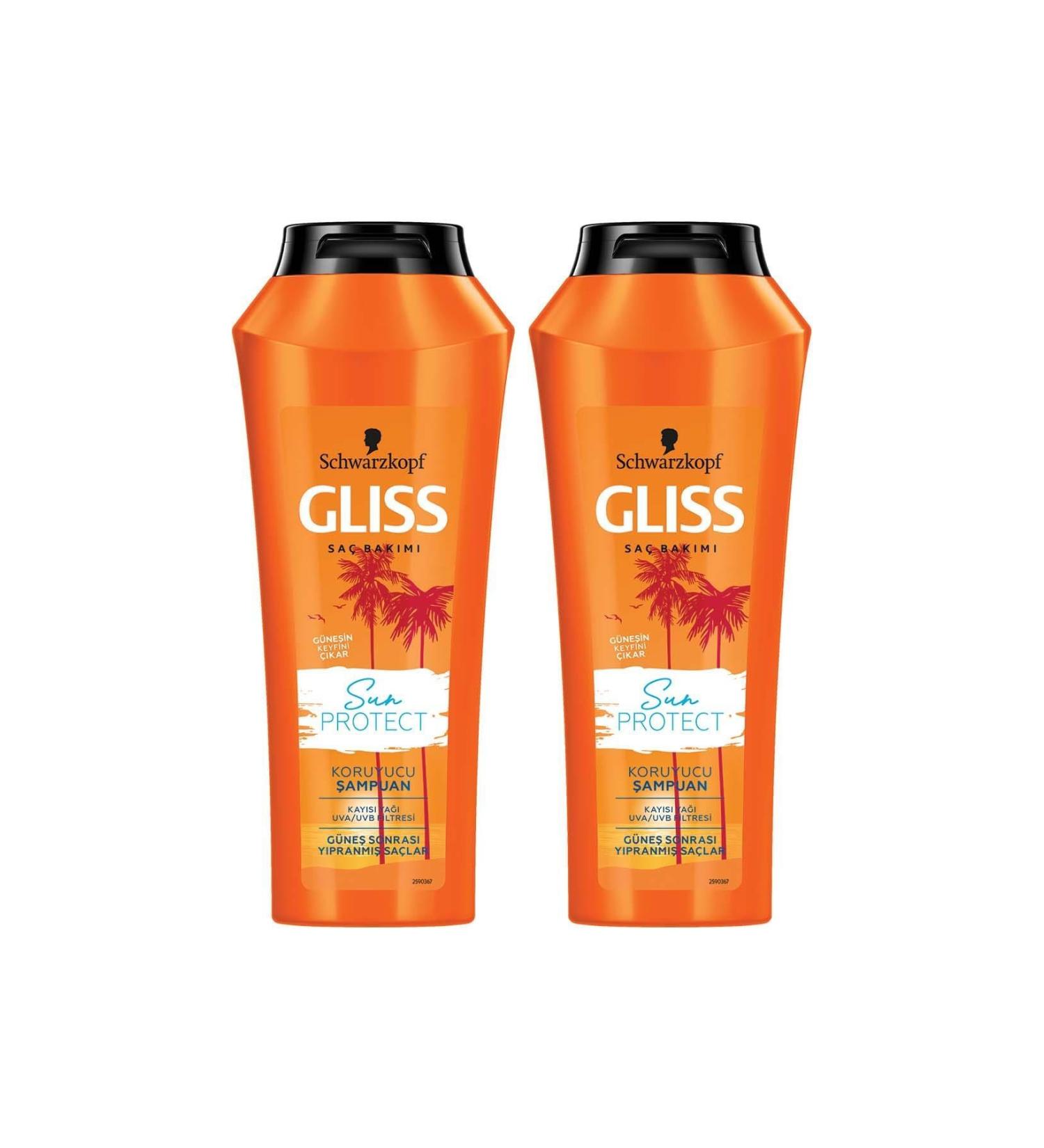 Gliss Sun Protect Sun Protection Shampoo 500 ML 2-Pack
