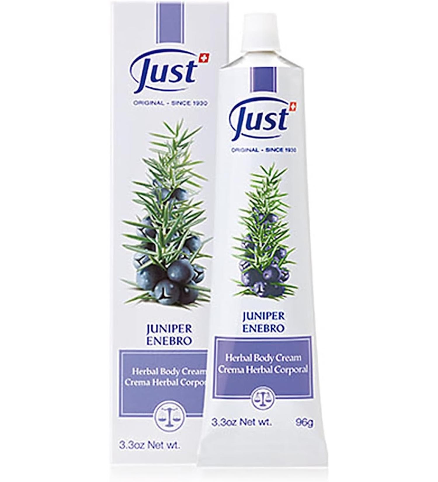 Juniper Massage Cream 96g | Soothes Muscle & Joint Pain | Herbal Body Cream for Elderly | Pre & Post Workout Care by Swiss Just - Buy Online on GoSupps.com