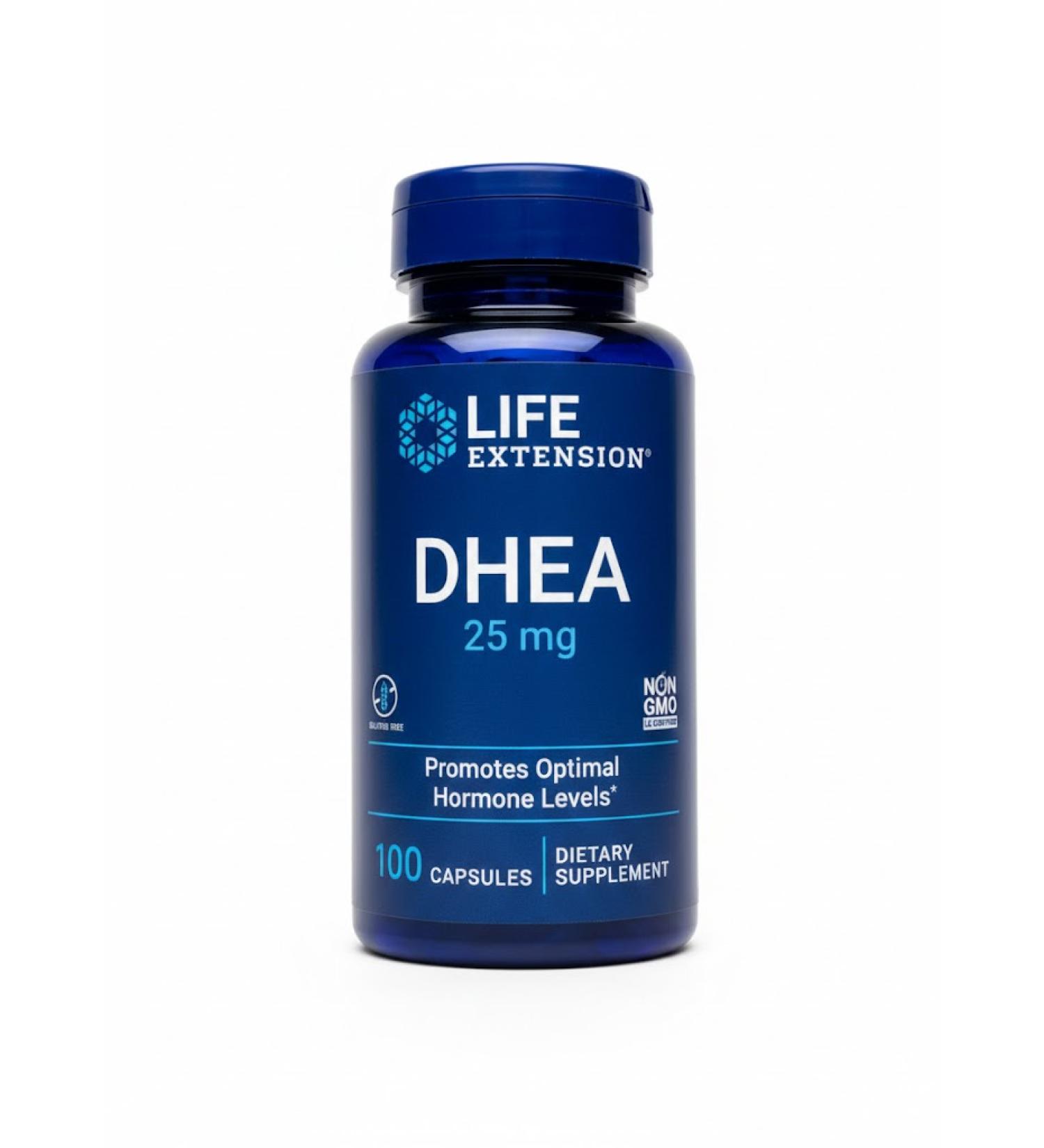 Life Extension DHEA 25 mg 100 Capsules - Buy Online on GoSupps.com