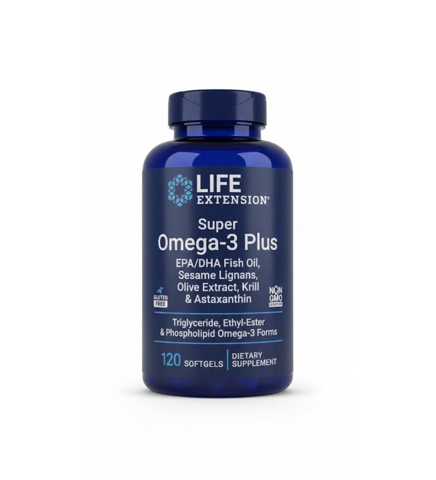 Life Extension Super Omega-3 Plus 120 Softgels